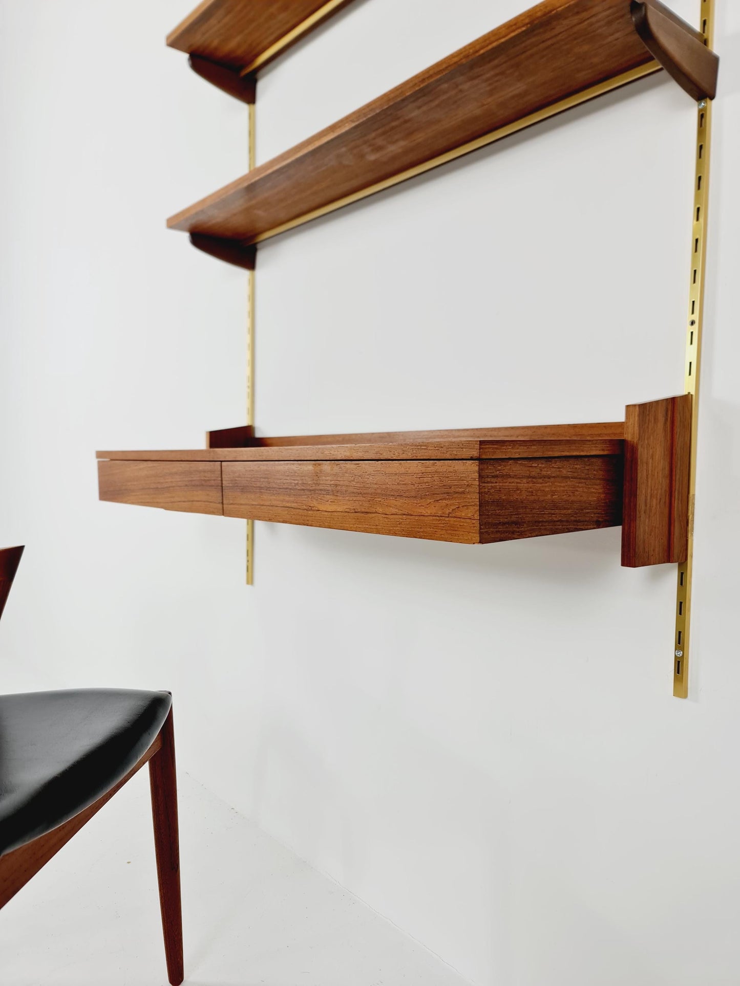 Mid century German Roeswood shelf-system by WK Möbel, 1950s