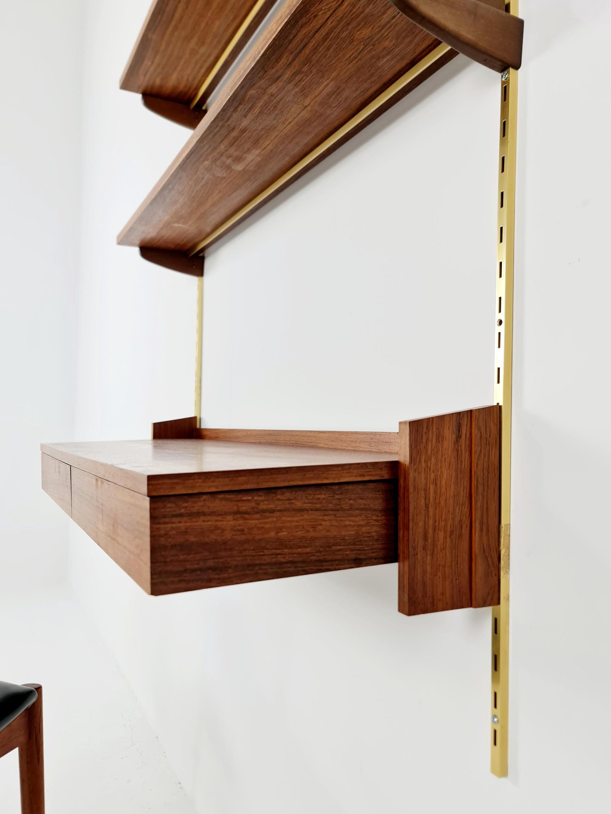 Mid century German Roeswood shelf-system by WK Möbel, 1950s