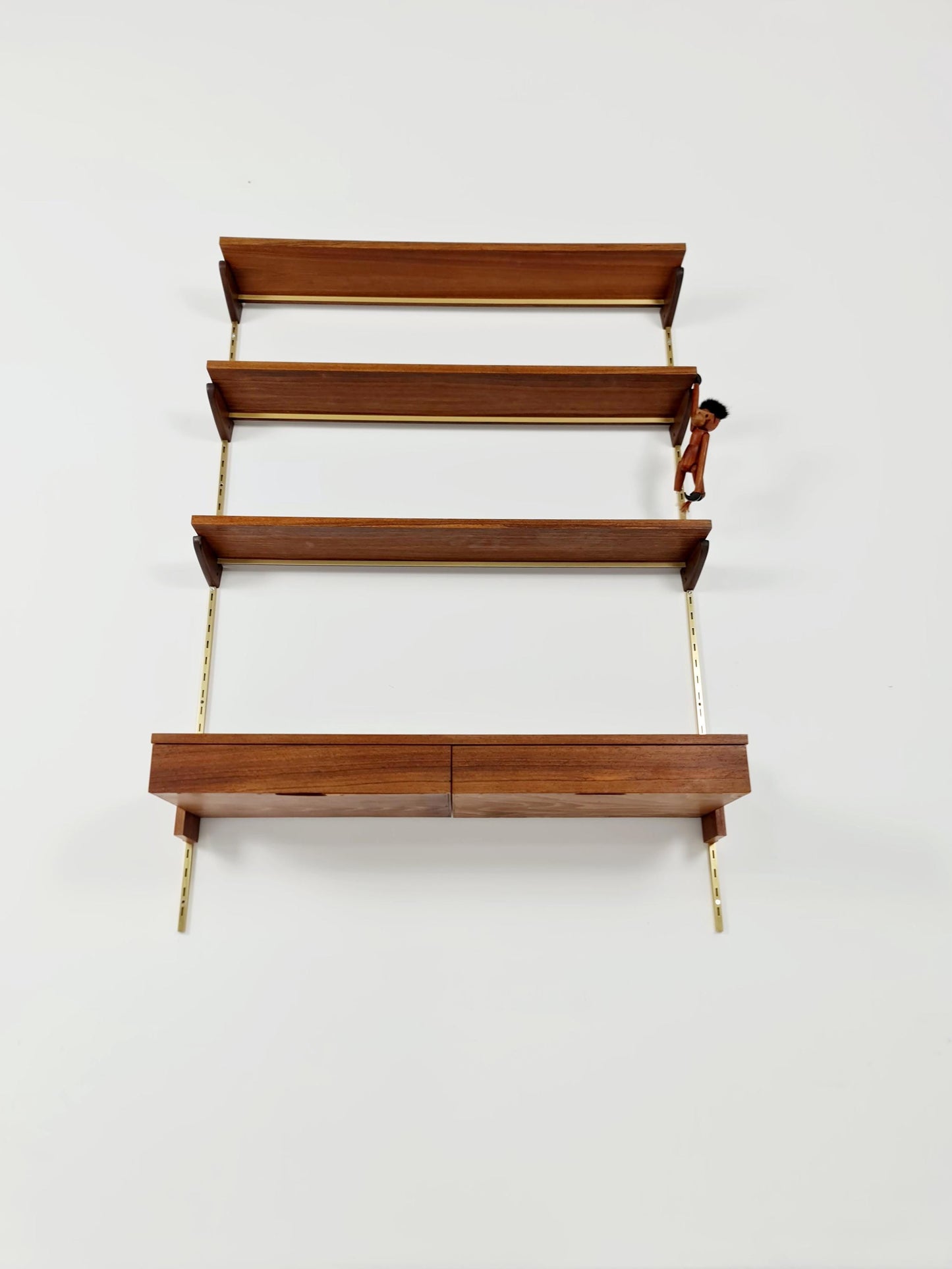 Mid century German Roeswood shelf-system by WK Möbel, 1950s