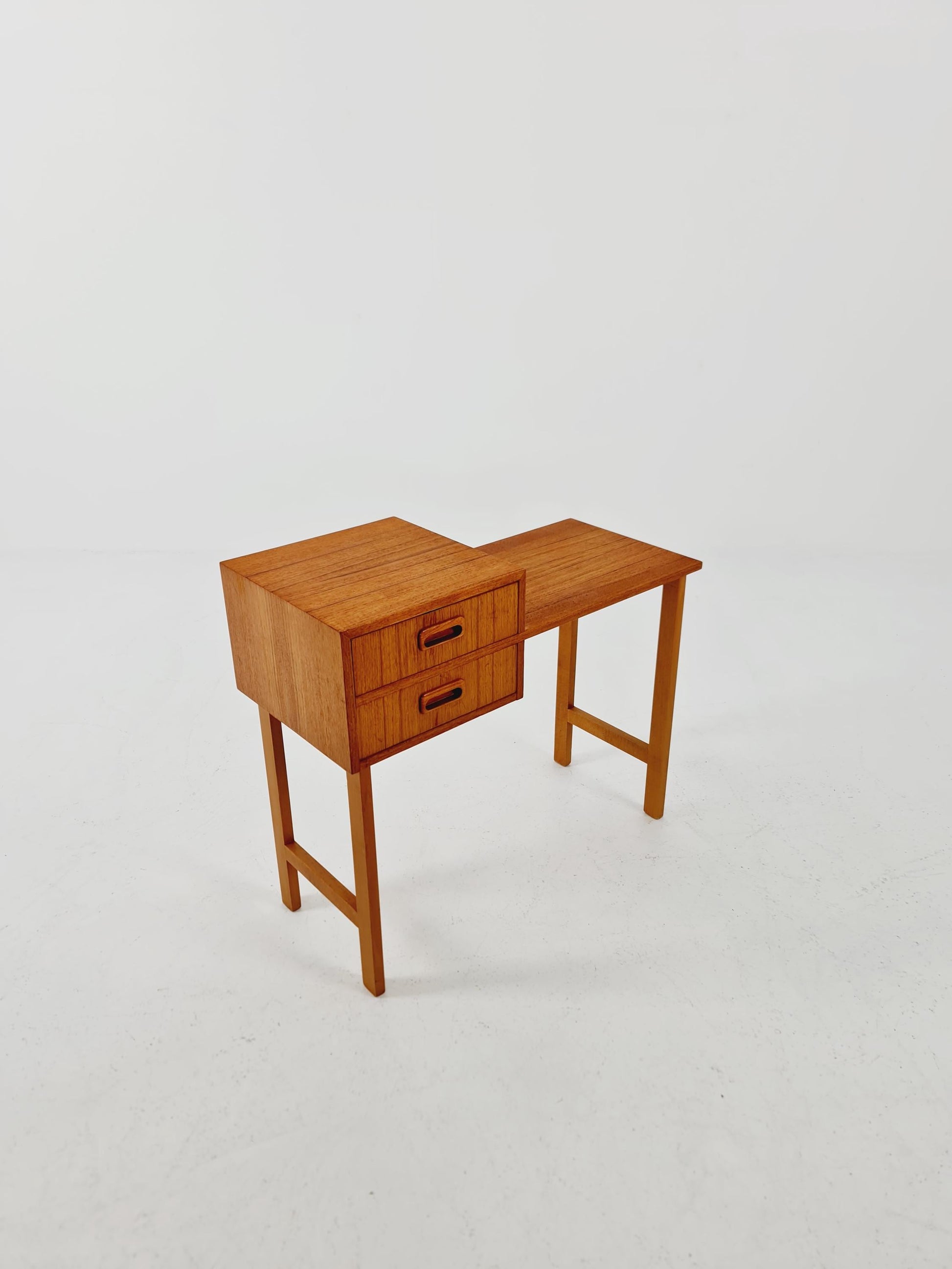 Midcentury Scandinavian Teak vintage Side table/ hallway/ Night stand, 1960s