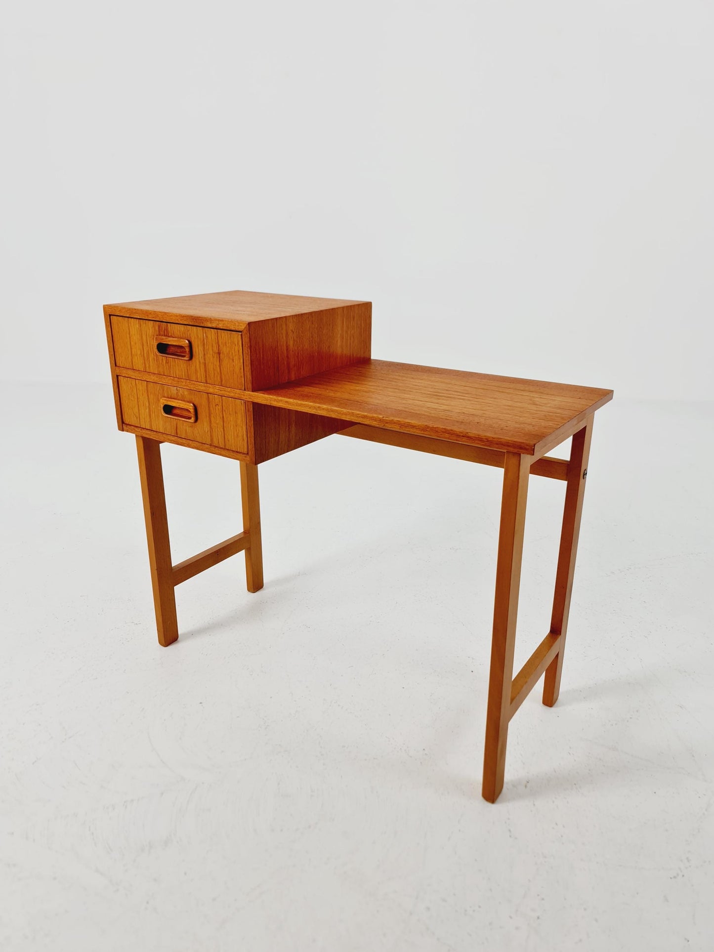 Midcentury Scandinavian Teak vintage Side table/ hallway/ Night stand, 1960s