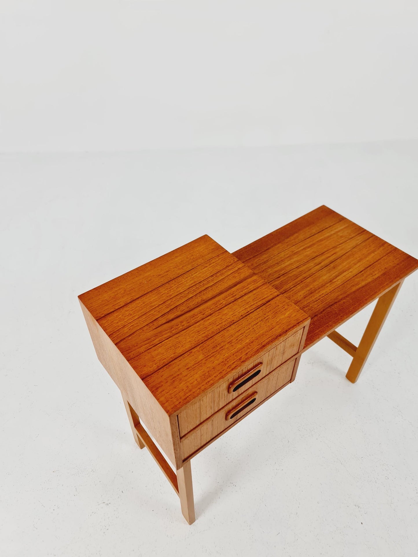 Midcentury Scandinavian Teak vintage Side table/ hallway/ Night stand, 1960s