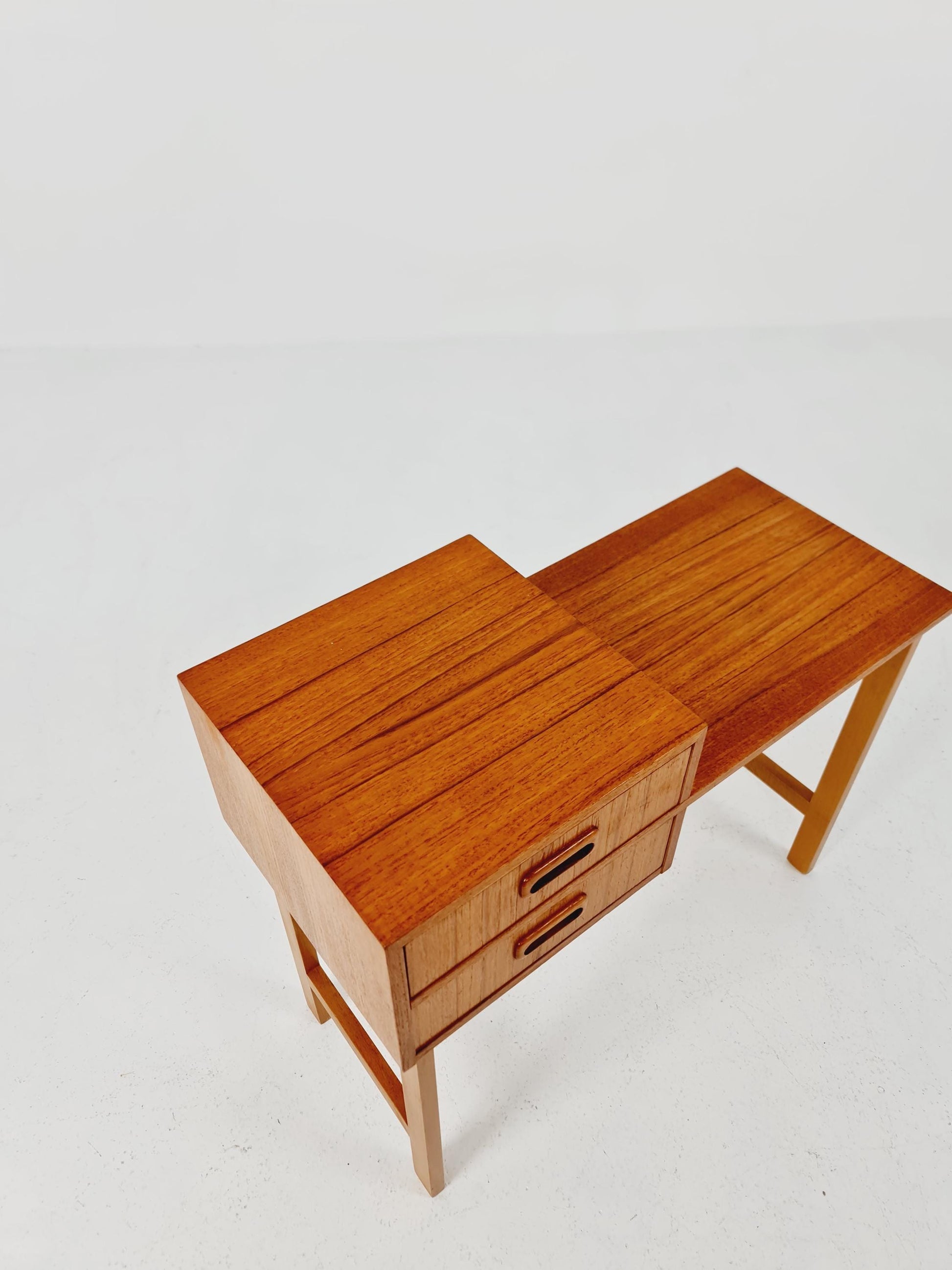 Midcentury Scandinavian Teak vintage Side table/ hallway/ Night stand, 1960s