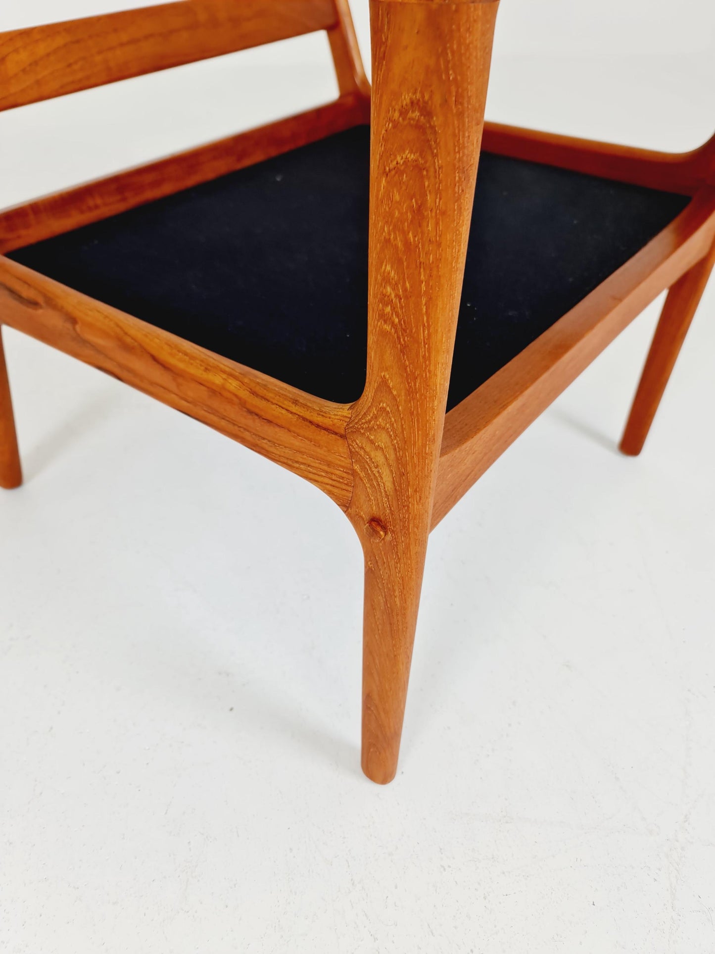 Mid-century Rare Danish teak lounge chair/ Easy chair by Ole Wanscher for Poul Jeppesens , 1960s Set of 2