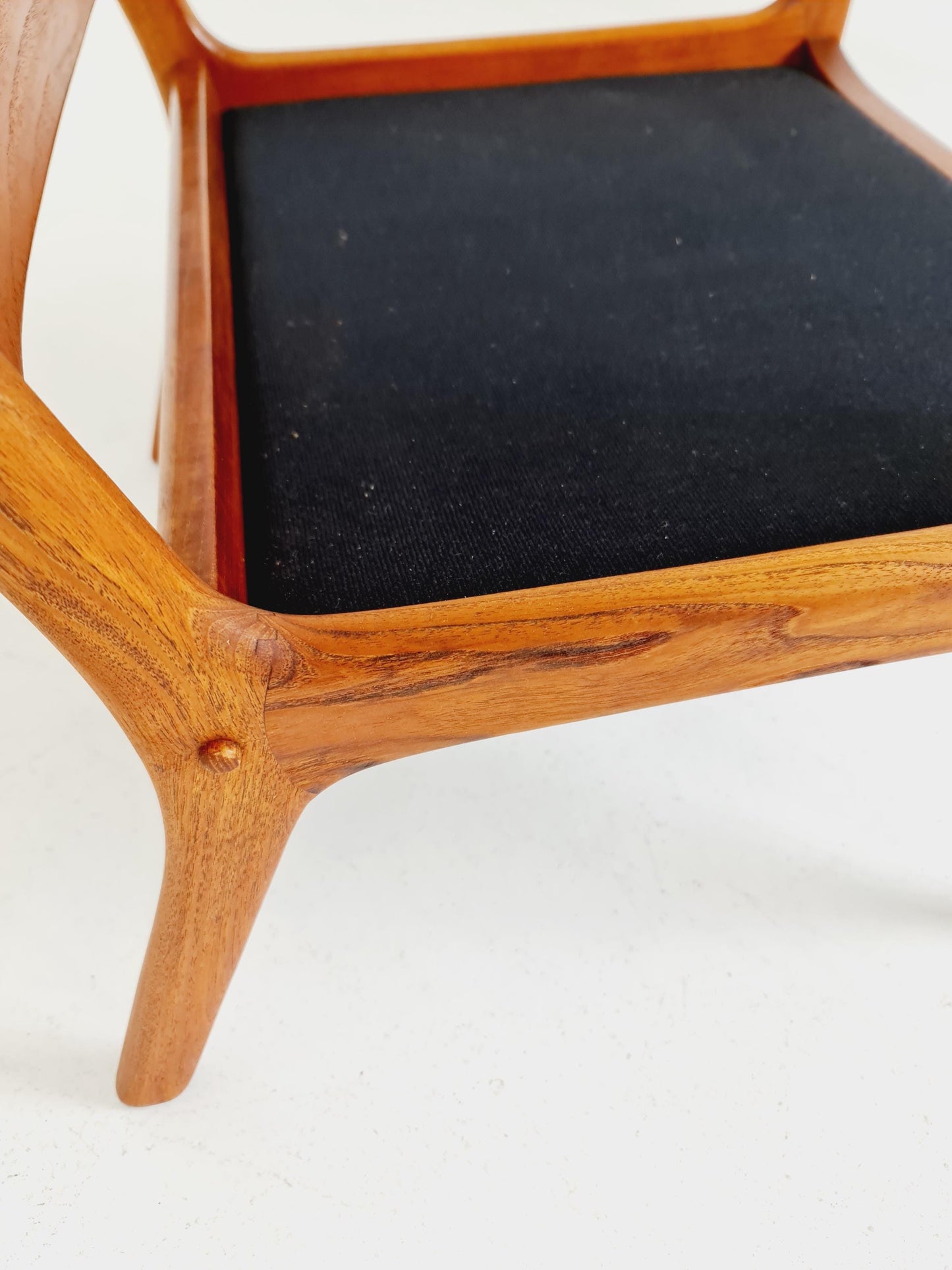Mid-century Rare Danish teak lounge chair/ Easy chair by Ole Wanscher for Poul Jeppesens , 1960s Set of 2