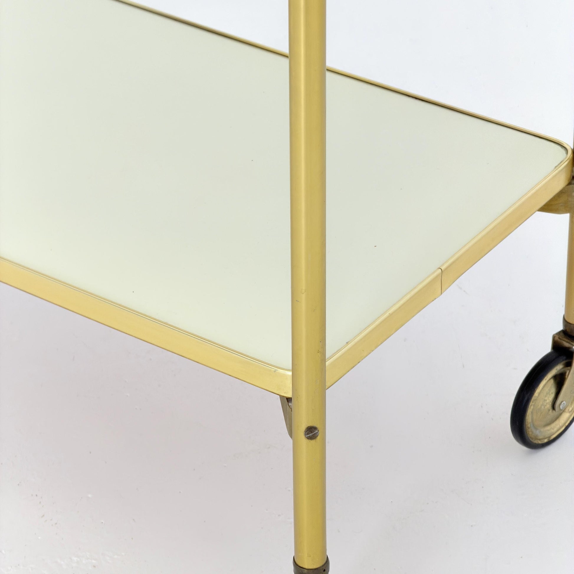 Mid Century Barss Opal Möbel Ceramic Bar Trolley 1960s