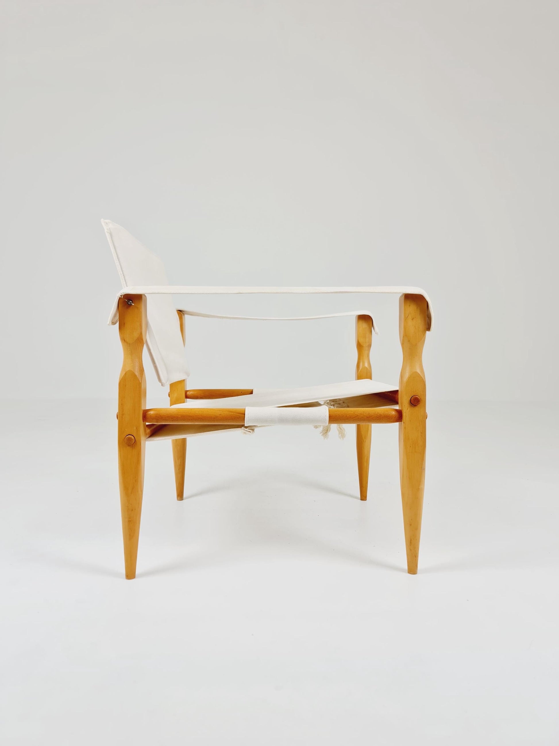 Mid-Century Safari Chair by Kaare Klint for Carl Hansen & Søn, Denmark 1960s