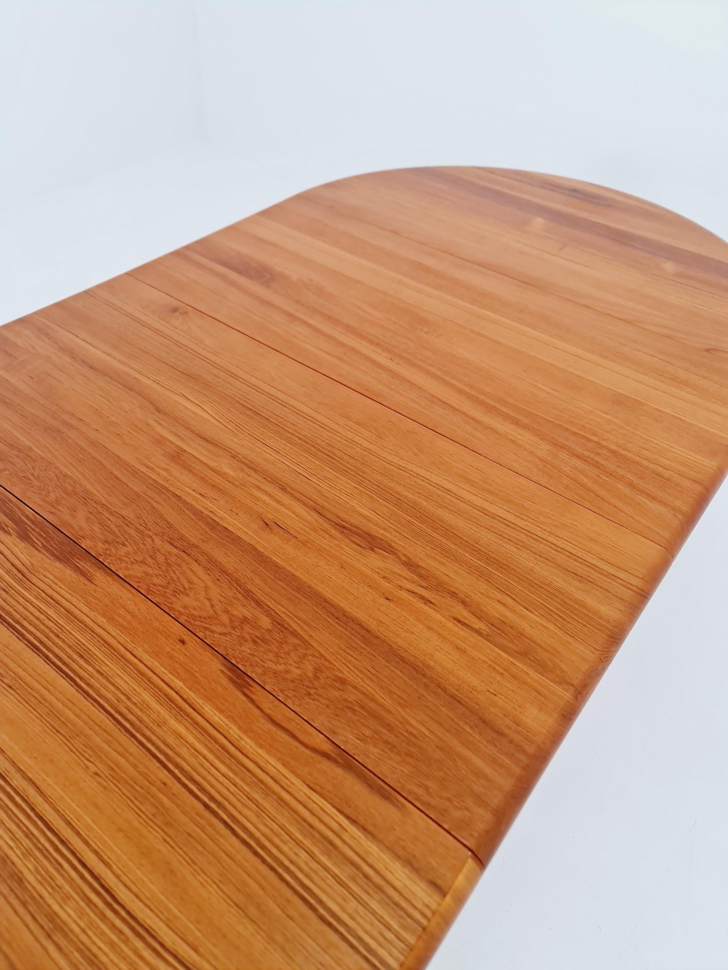 Mid century extendable Danish Modern Solid Teak XXL dining table by Langeskov MöbelFabrik , 1970s