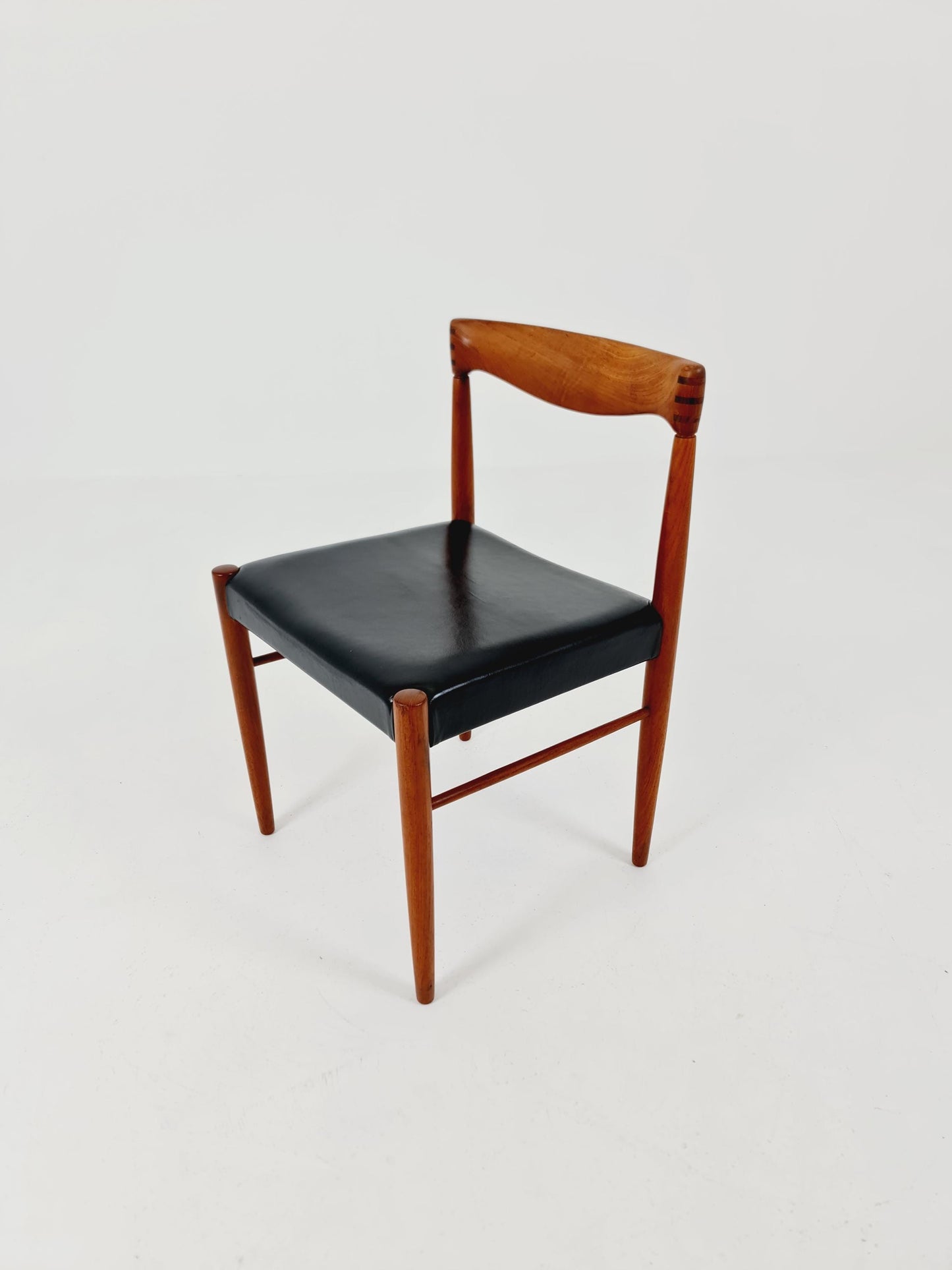 Danish teak dining chair by H. W. Klein for Bramin, 1960s,