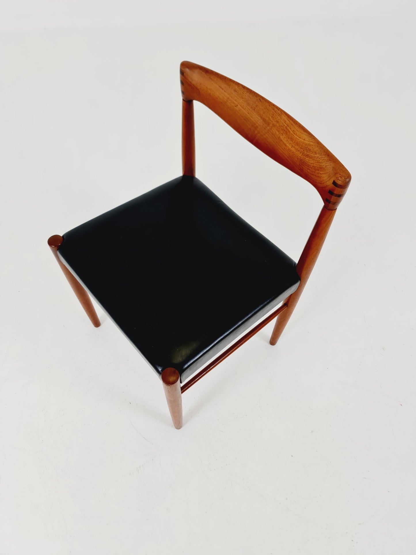 Danish teak dining chair by H. W. Klein for Bramin, 1960s,