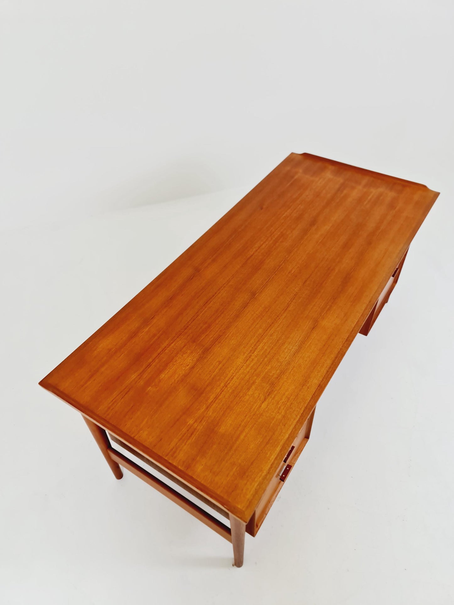Super Rare Danish Teak Freestanding desk by Arne vodder for Sibast Denmark, 1960s
