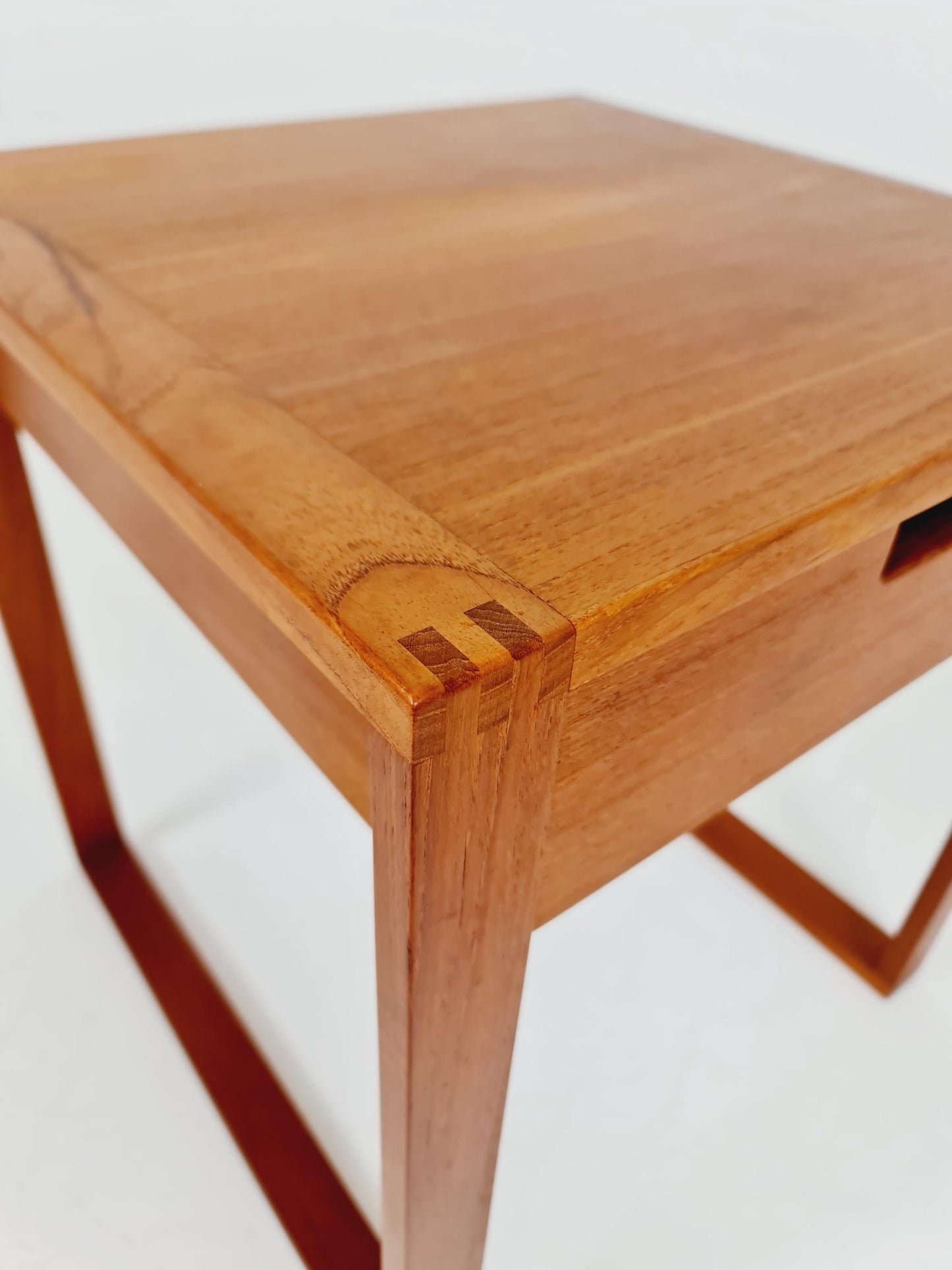 Midcentury Scandinavian Teak vintage Side table/ hallway/ Night stand, 1960s
