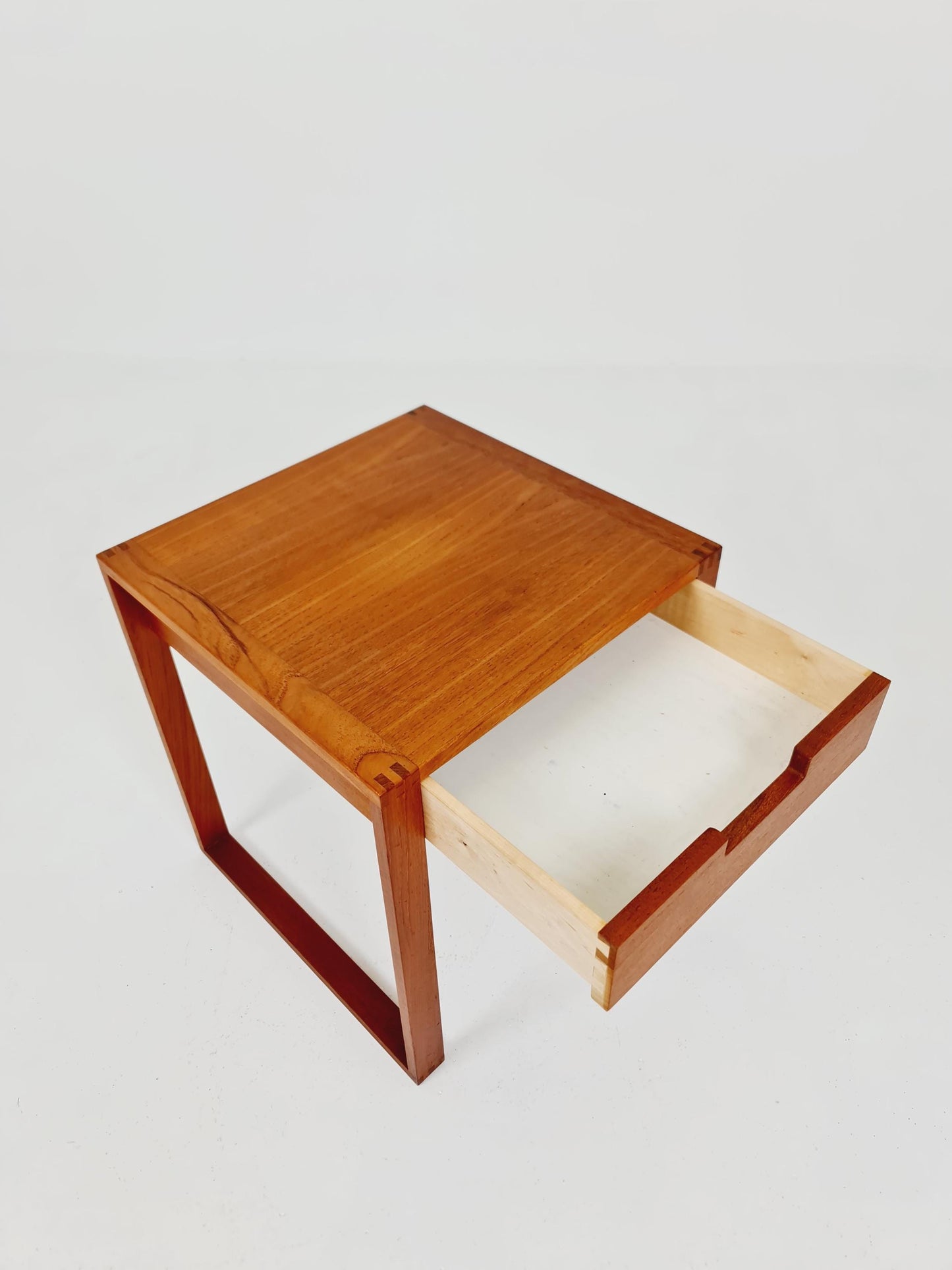 Midcentury Scandinavian Teak vintage Side table/ hallway/ Night stand, 1960s
