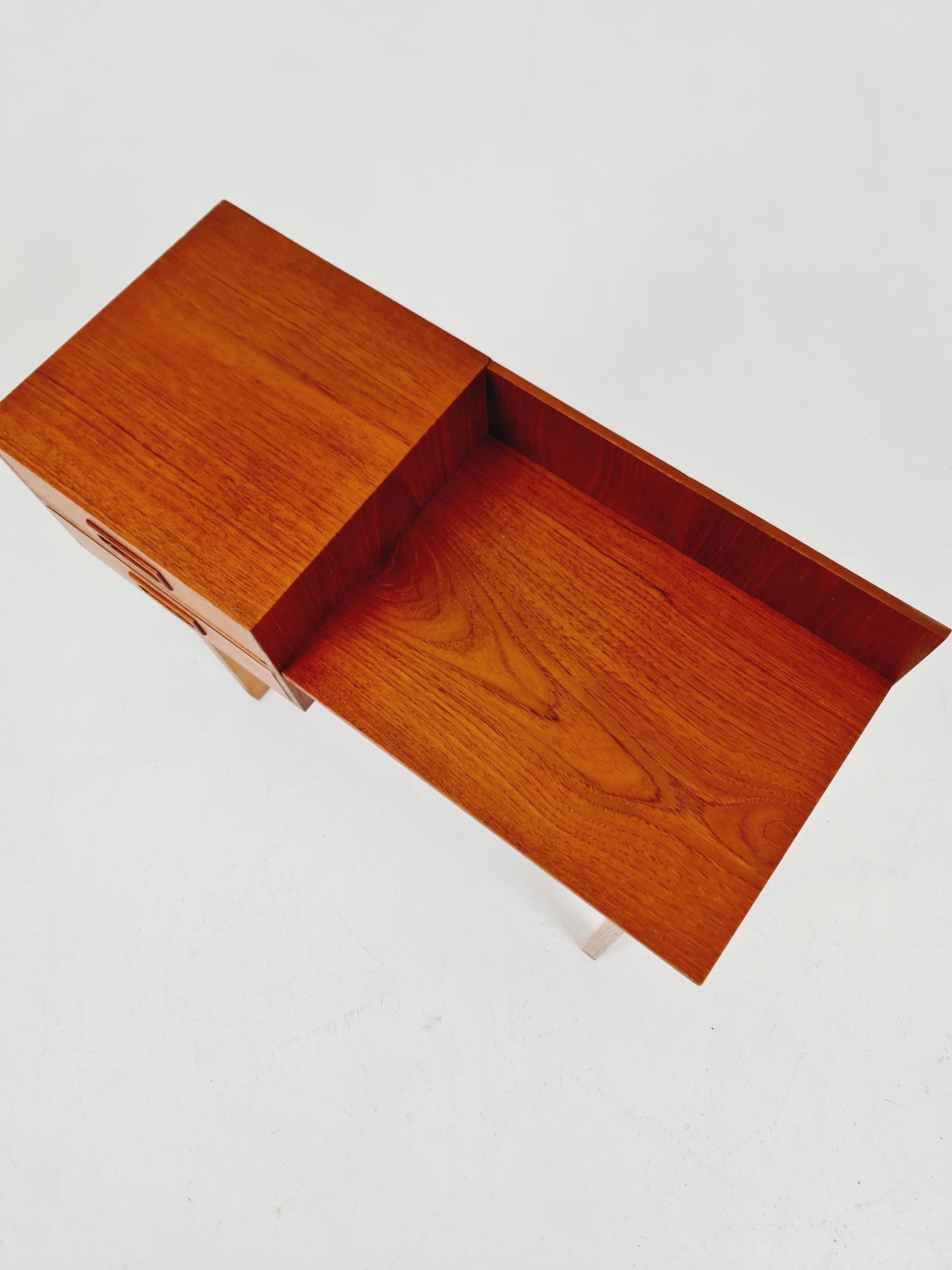 Midcentury Scandinavian Teak vintage Side table/ hallway/ Night stand, 1960s