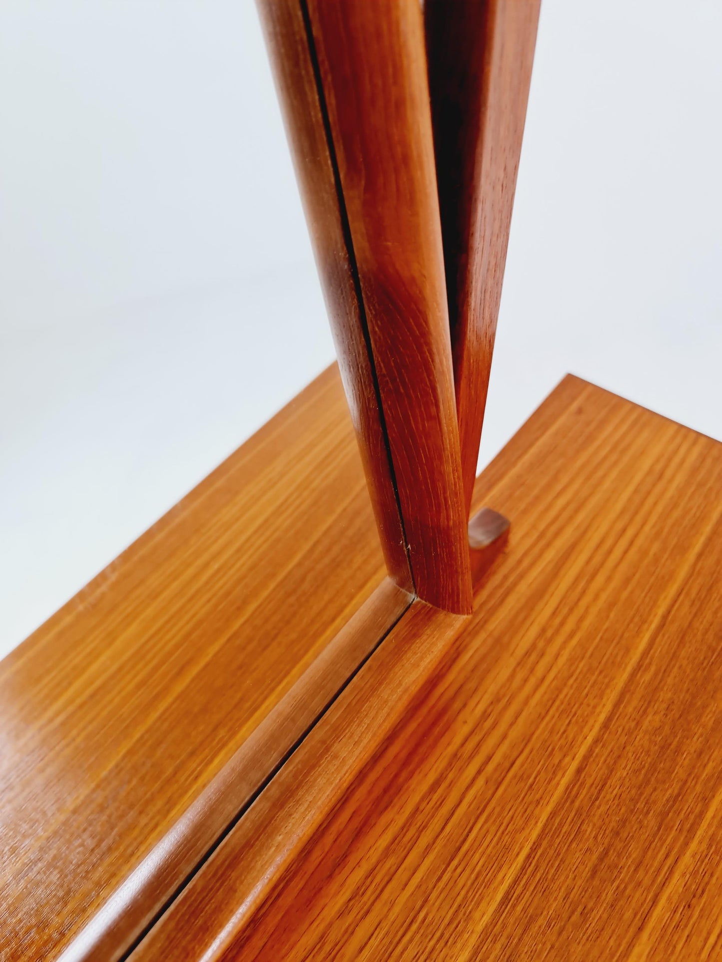 Mid Century Modern Danish Teak vanity table/ make up, 1960s