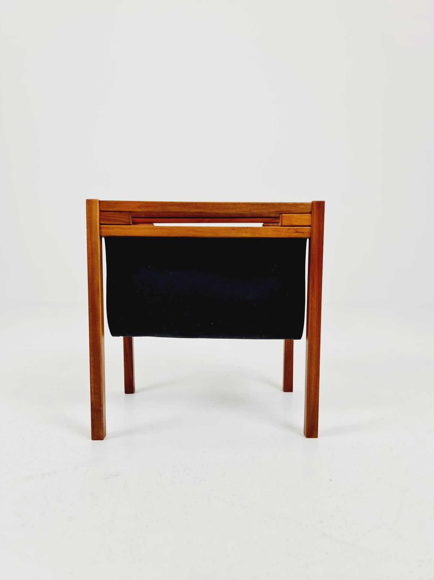Danish Mid century solid Walnut magazine rack by Salling stolefabrik, 1960s
