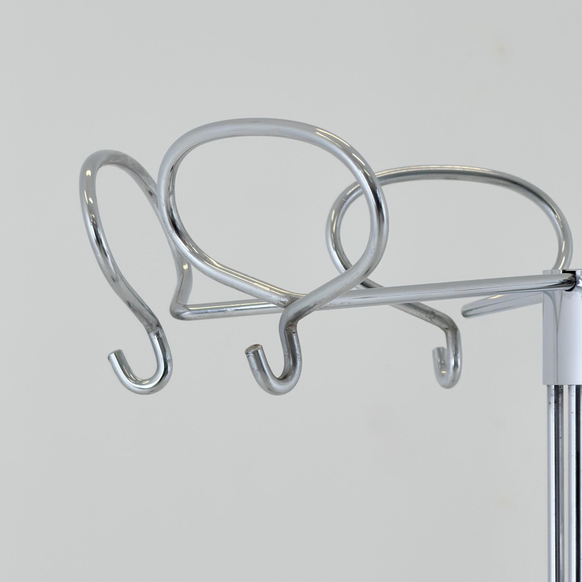 Mid-Century Bauhaus Coat Rack by Isao Hosoe for Valenti Cusago Milano, 1980s Italy
