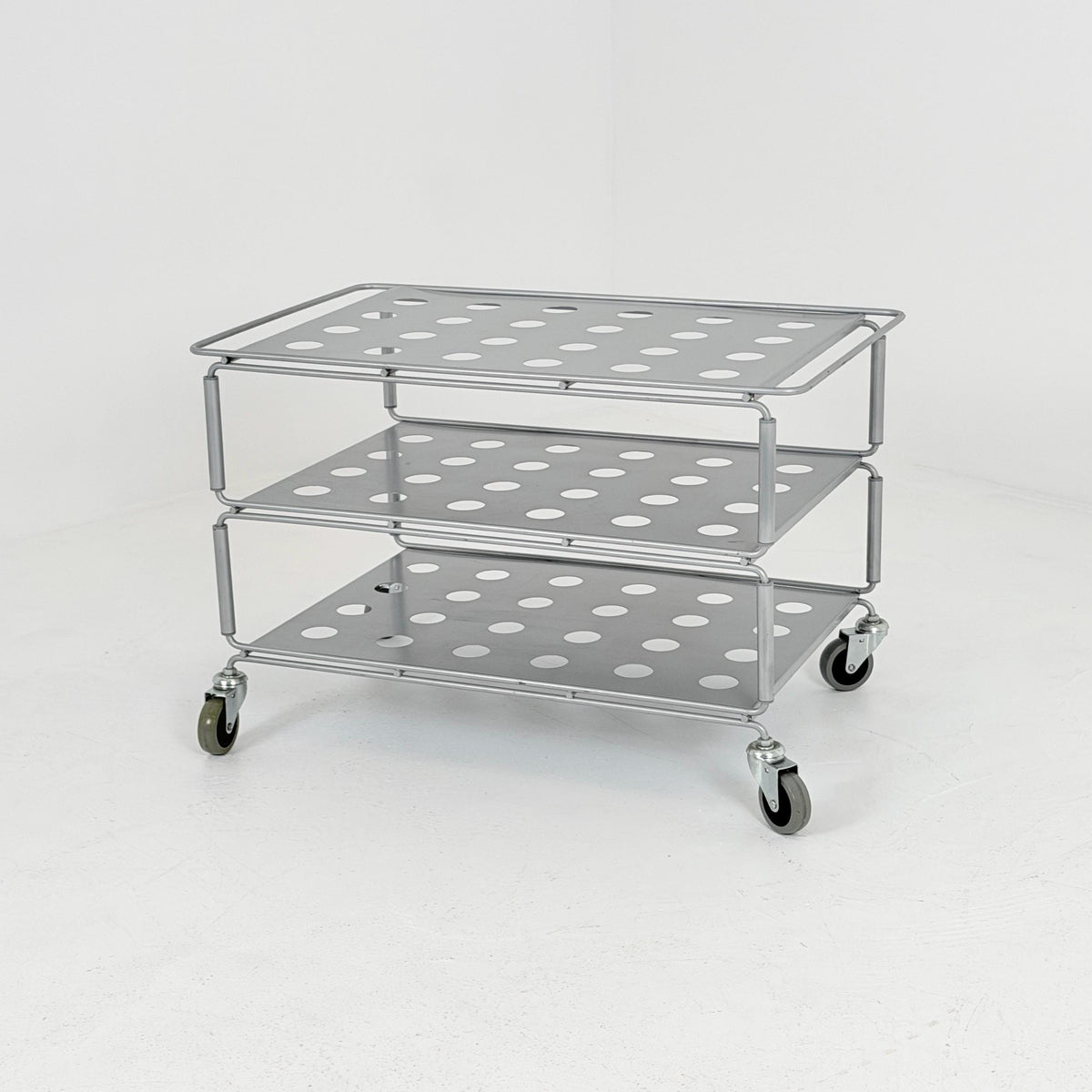 Mid century modern Niels Gammelgaard TUNSTA Serving Cart for IKEA, 1999 Swedish Design Trolley