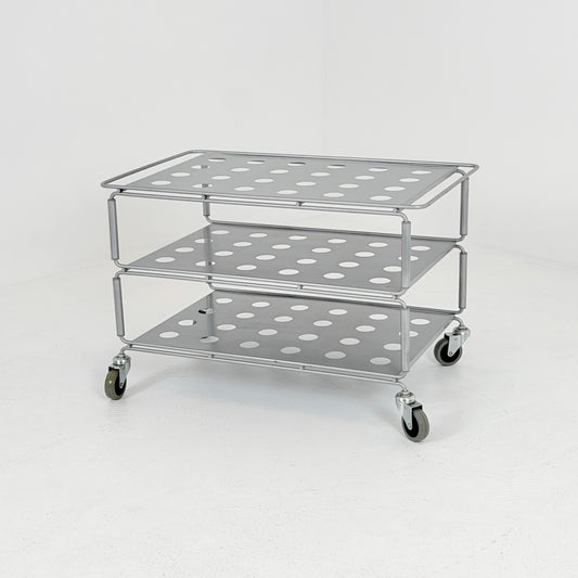 Mid century modern Niels Gammelgaard TUNSTA Serving Cart for IKEA, 1999 Swedish Design Trolley