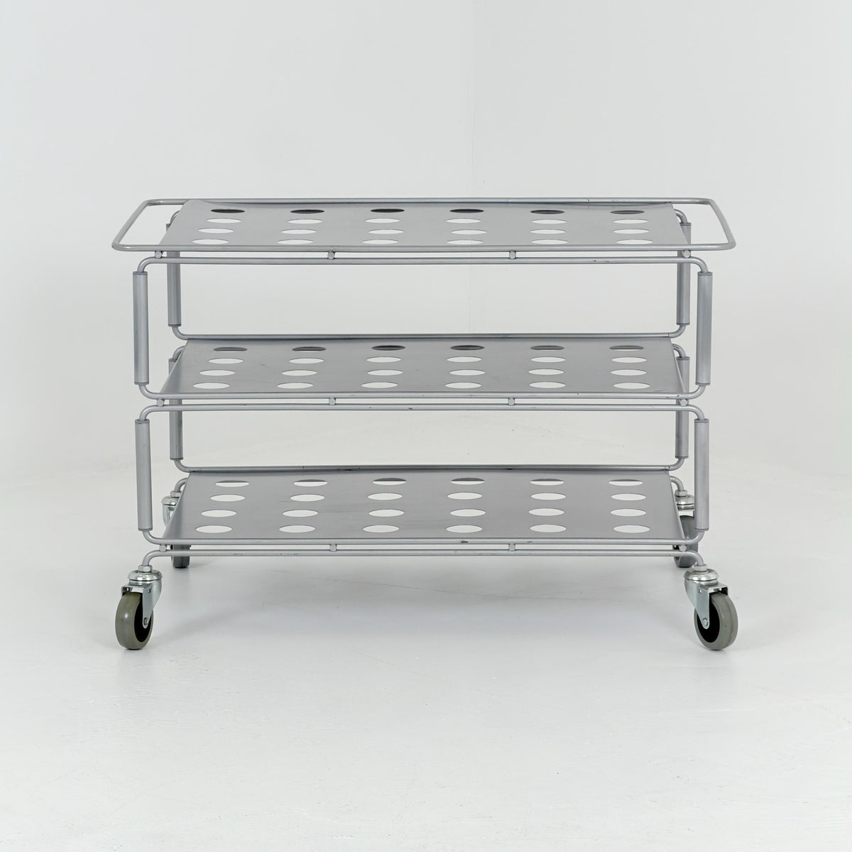 Mid century modern Niels Gammelgaard TUNSTA Serving Cart for IKEA, 1999 Swedish Design Trolley