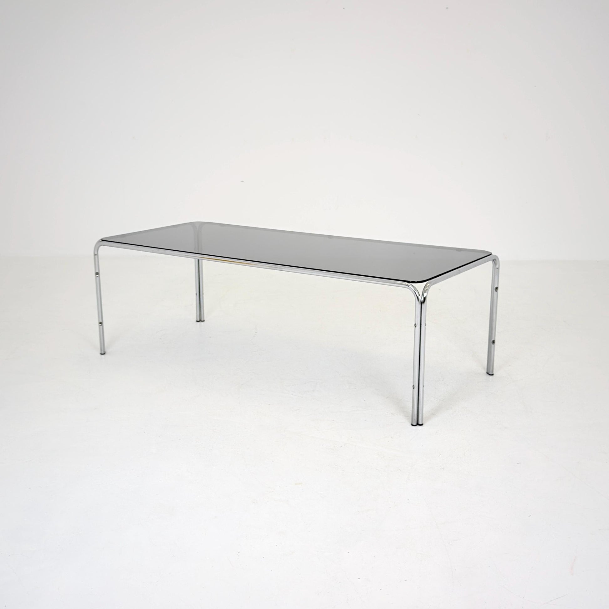 Extra Large mid Century Bauhaus Coffee Table, Huwa-Spiegel Parsol, West Germany 1970s