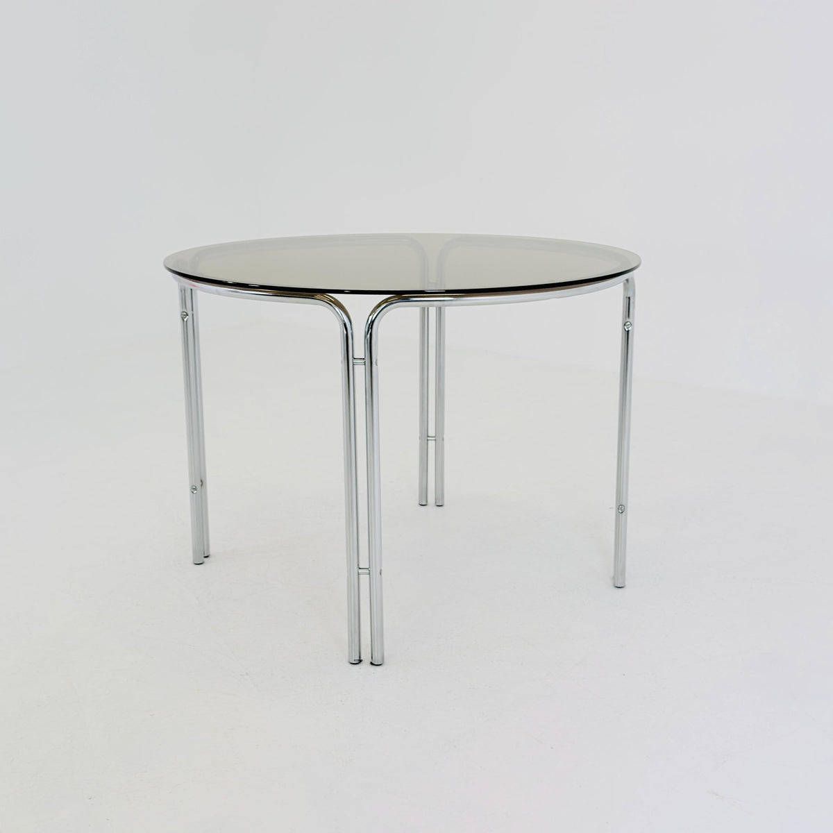 Mid-Century Italian Round Dining Table by Gastone Rinaldi, 1970s