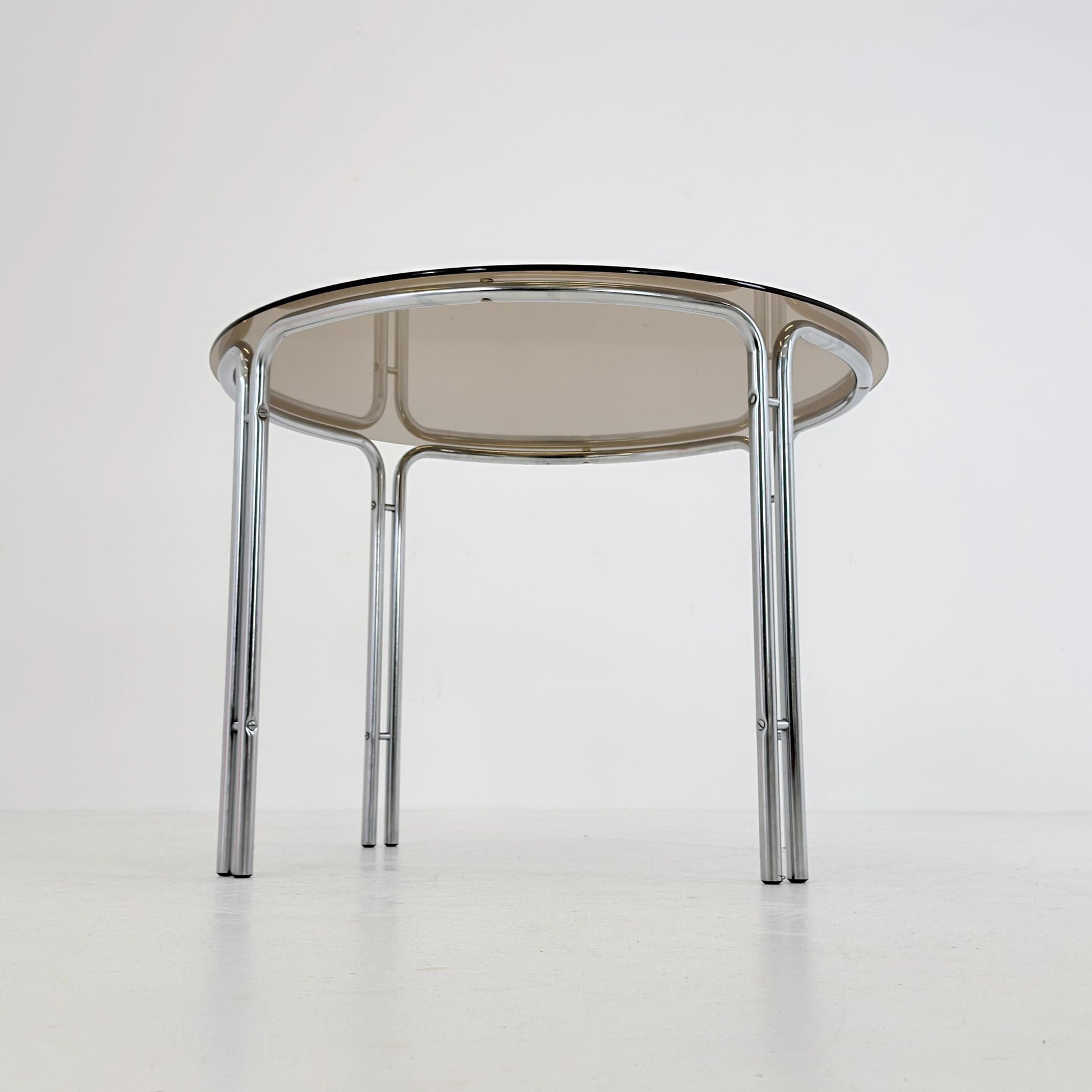 Mid-Century Italian Round Dining Table by Gastone Rinaldi, 1970s
