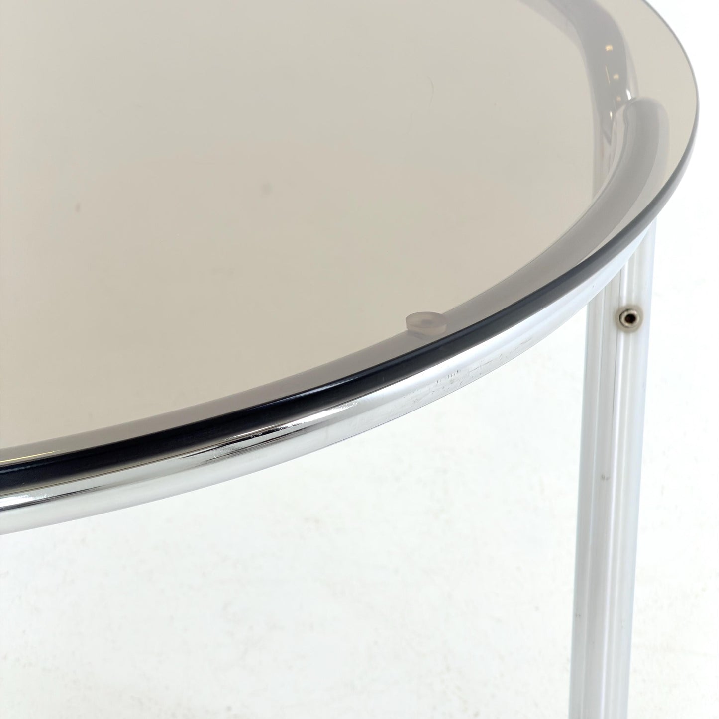 Mid-Century Italian Round Coffee Table by Gastone Rinaldi, 1970s