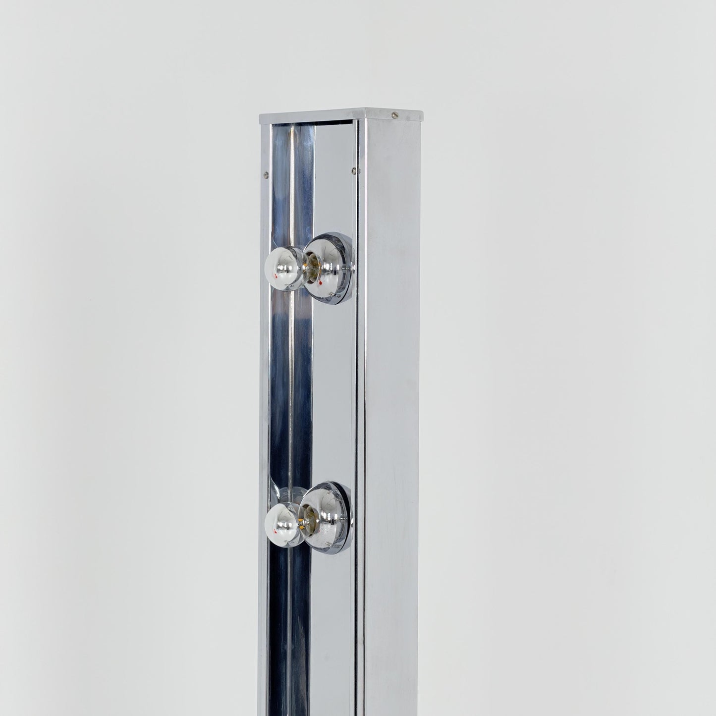 Rare Mid-Century Chrome Floor Lamp | Sputnik Space Age Lamp | Italian Design 1980s |