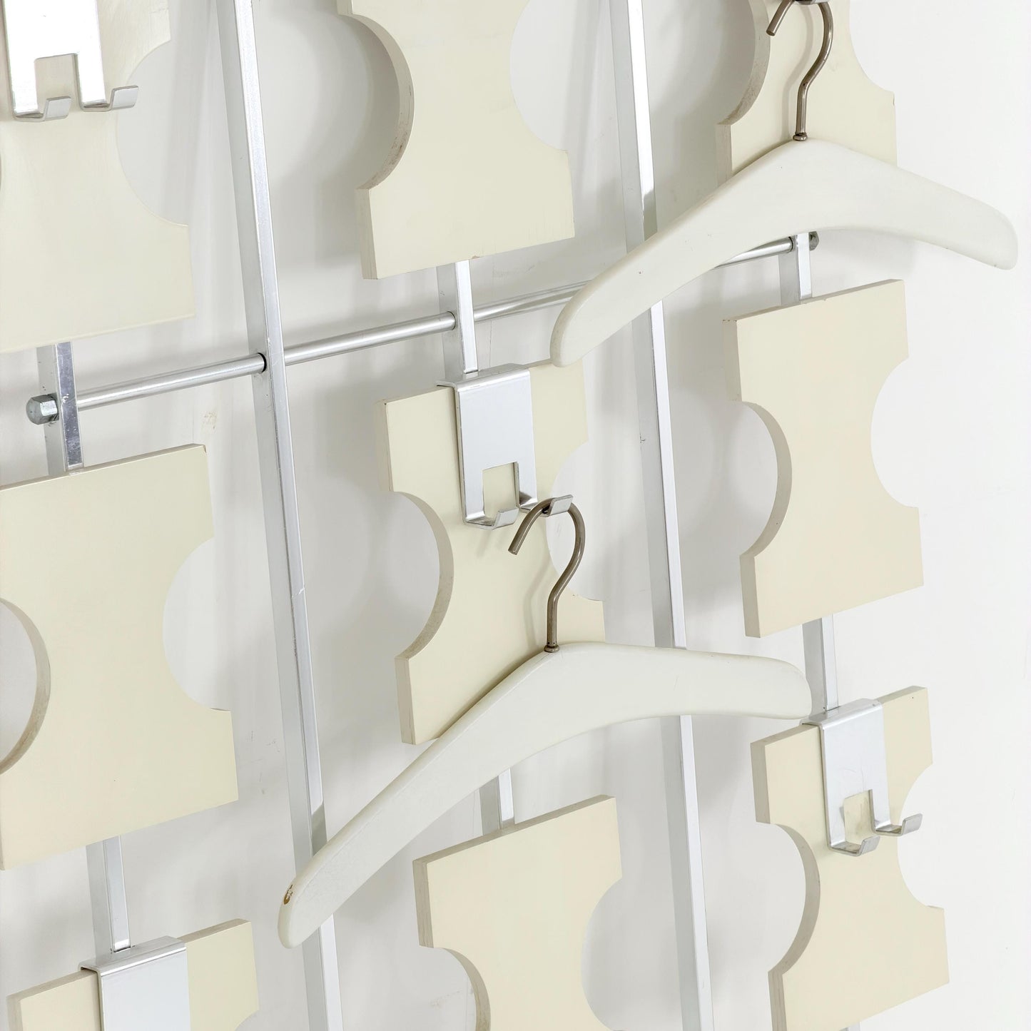 Rare Mid Century Wall Mounted Coat Rack | Modular German Design | 1970s Germany