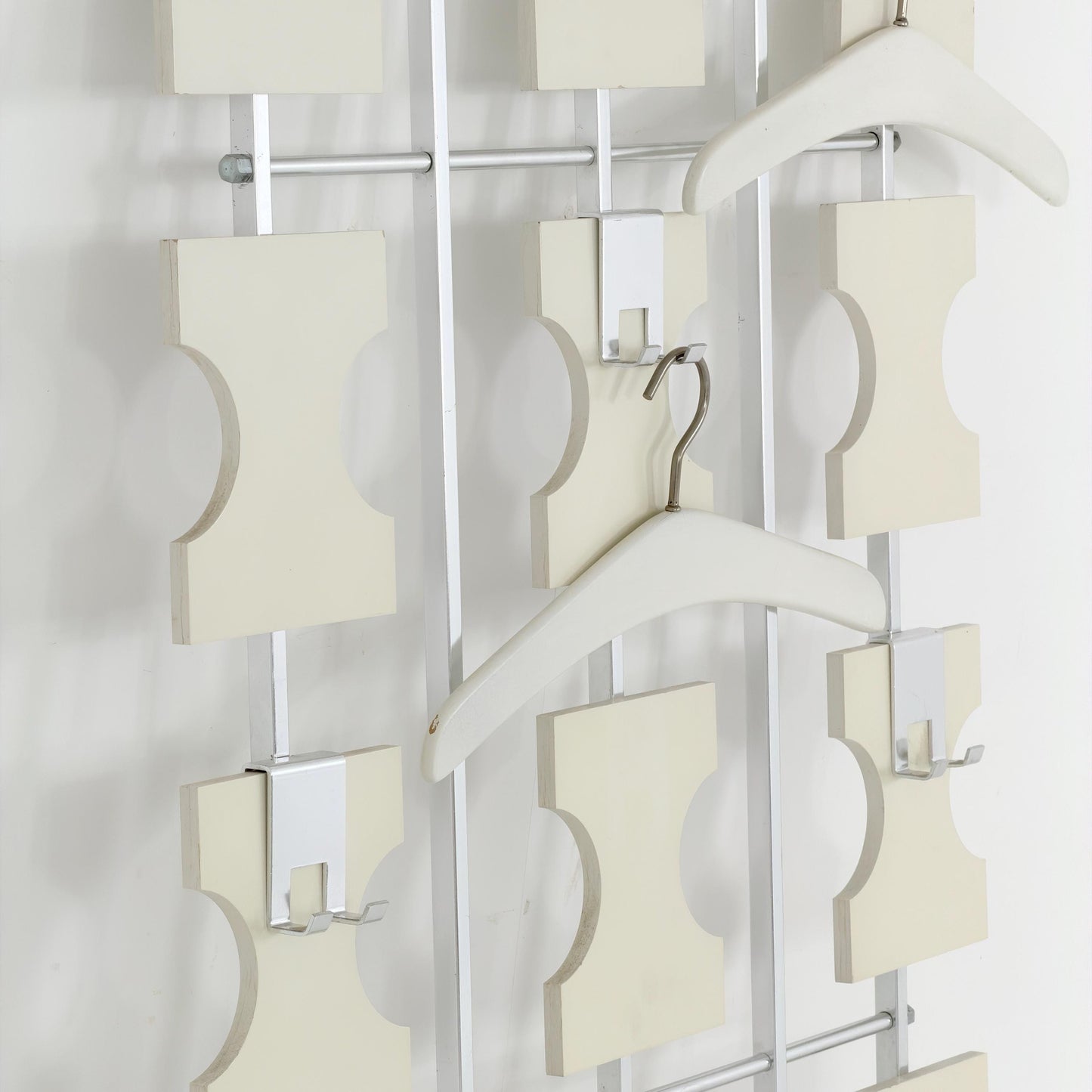 Rare Mid Century Wall Mounted Coat Rack | Modular German Design | 1970s Germany