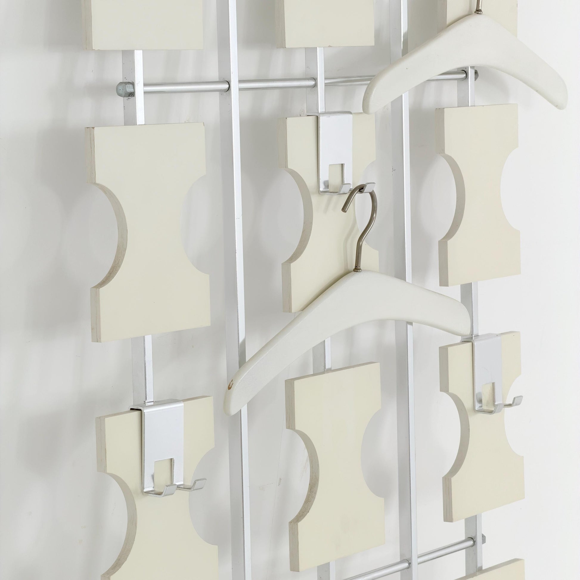 Rare Mid Century Wall Mounted Coat Rack | Modular German Design | 1970s Germany