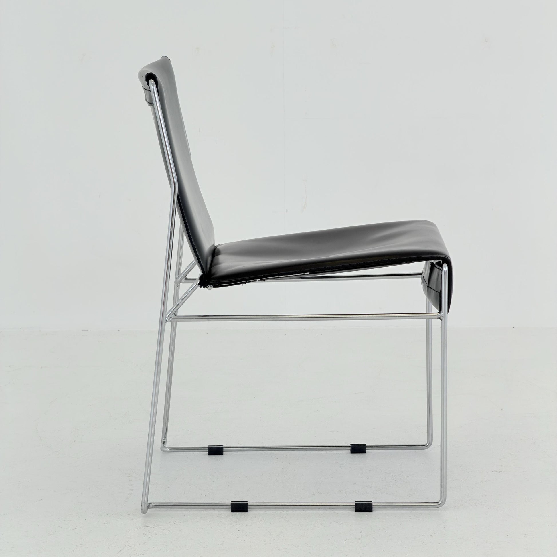 Mid century Bauhaus Chairs by Frag Milano Italy 1980s