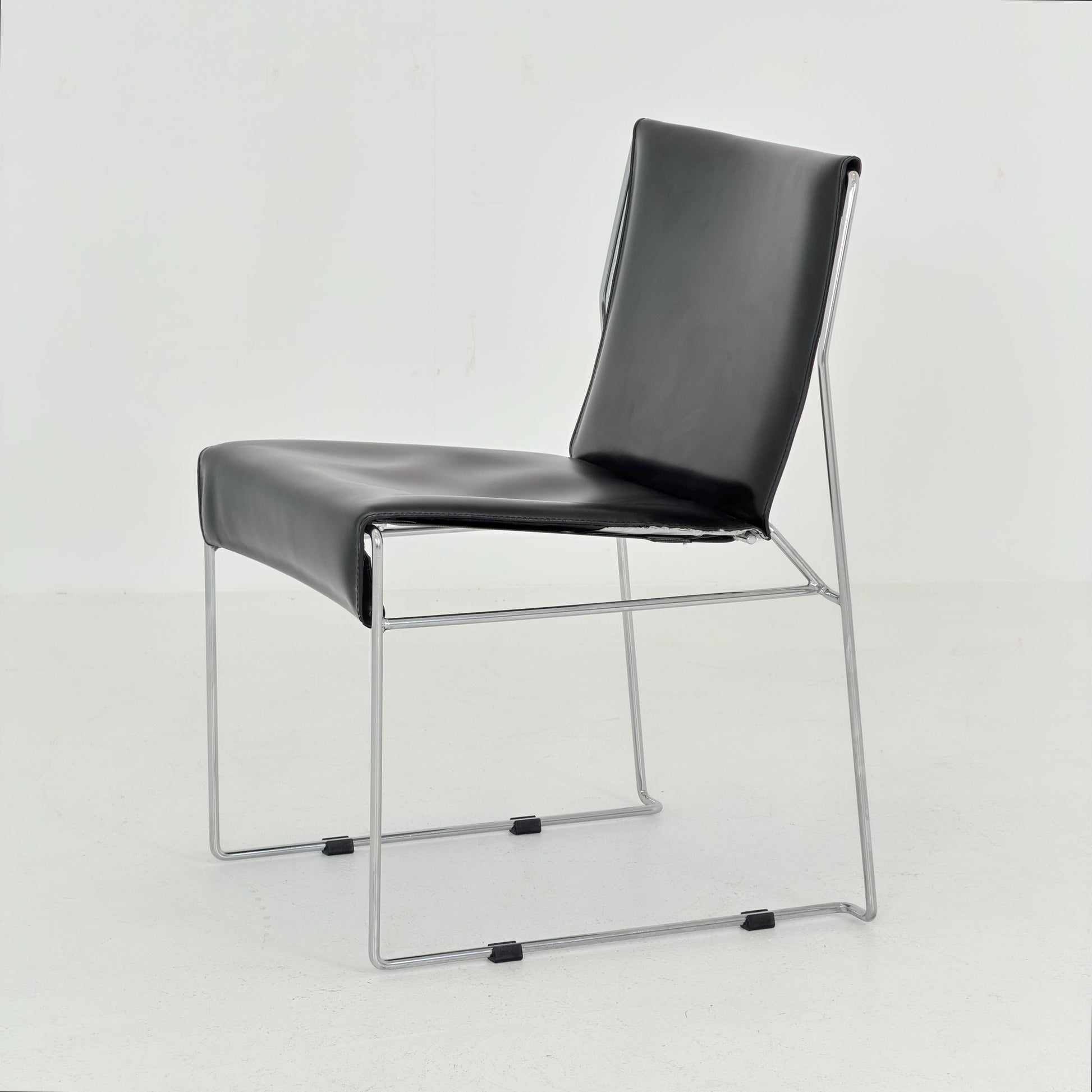 Mid century Bauhaus Chairs by Frag Milano Italy 1980s