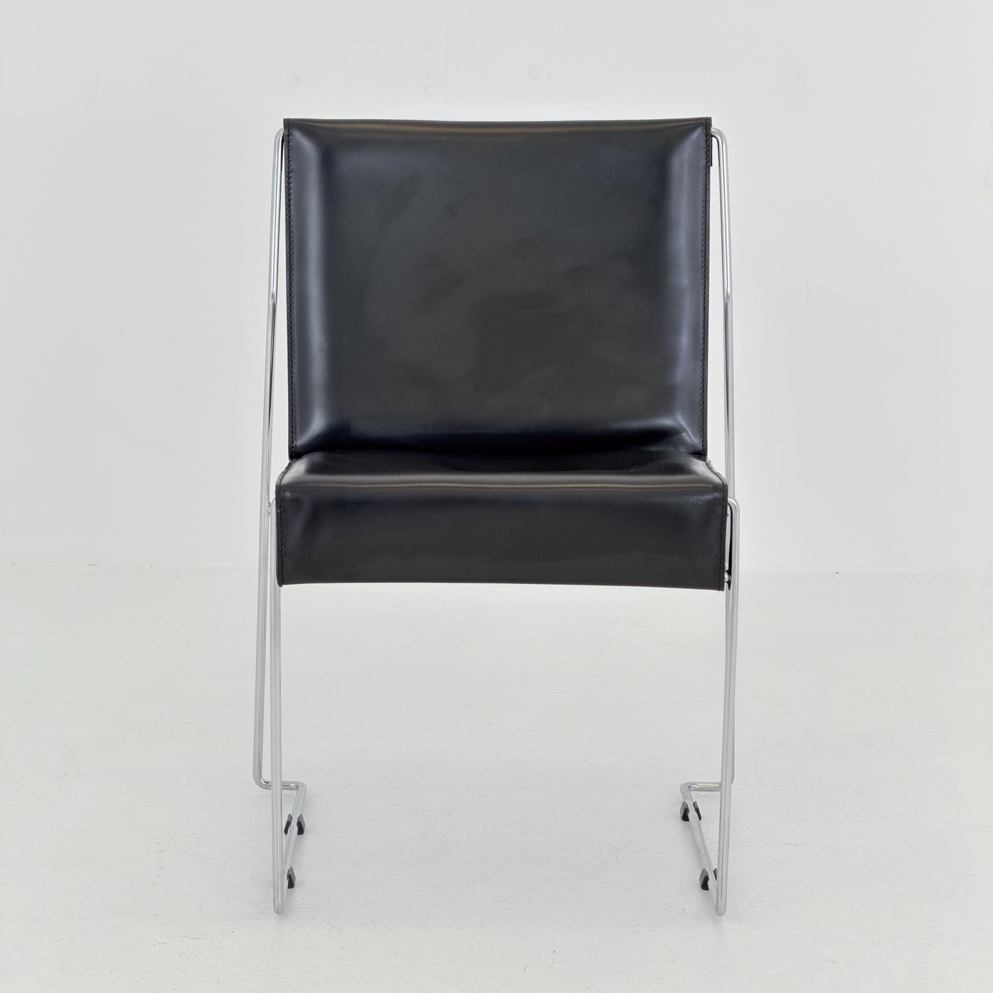 Mid century Bauhaus Chairs by Frag Milano Italy 1980s