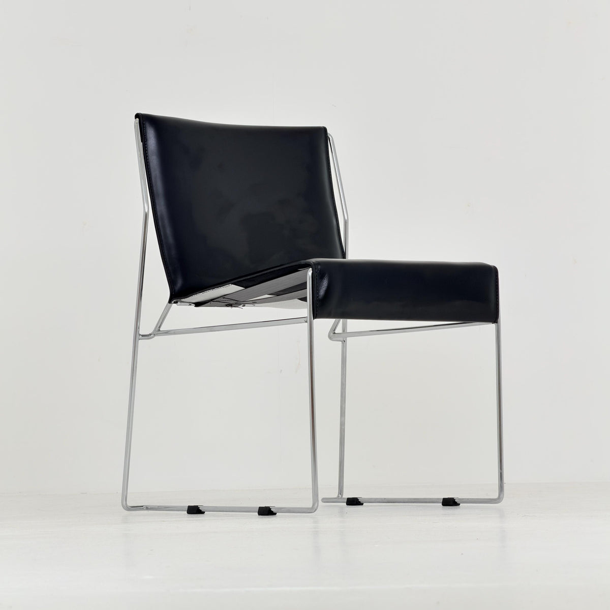 Mid century Bauhaus Chairs by Frag Milano Italy 1980s