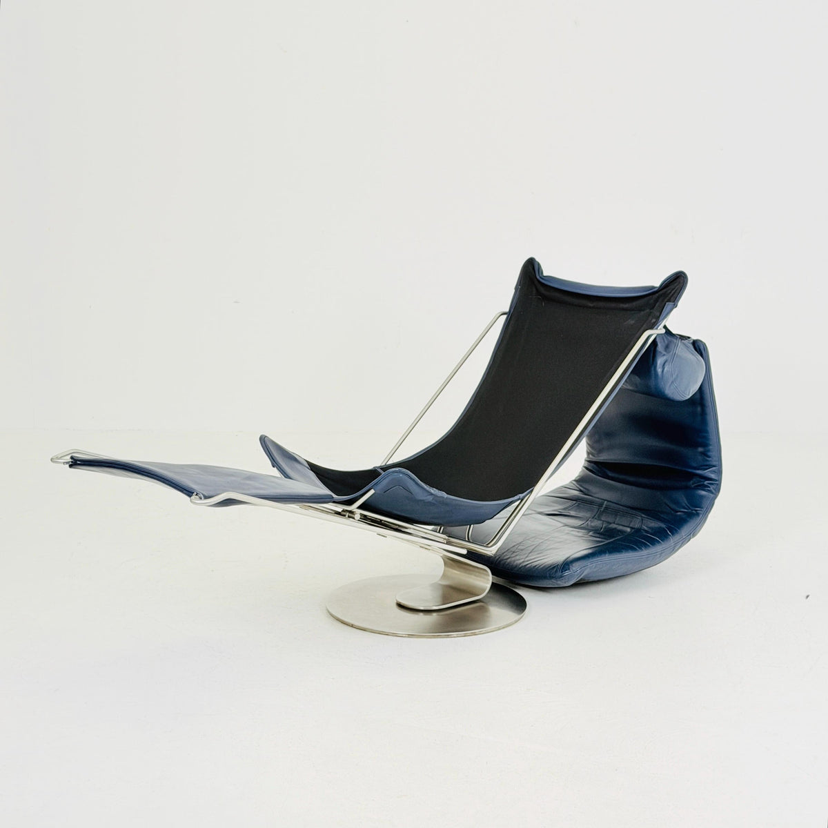 Mid Century Modern Interdane Lounge Chair by Oluf Lund for Stouby Denmark 1990s