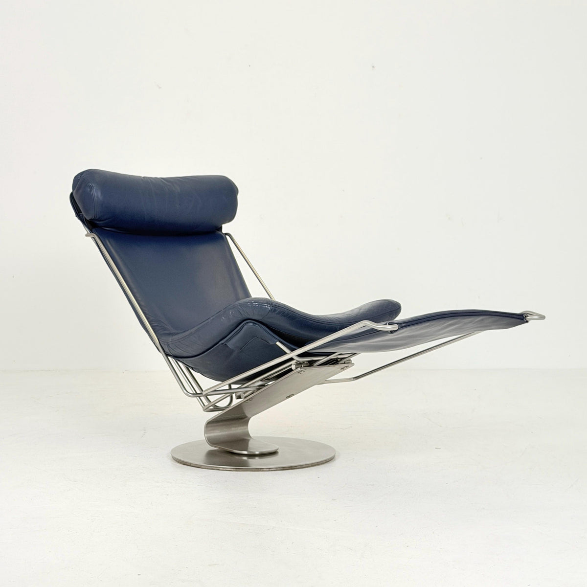 Mid Century Modern Interdane Lounge Chair by Oluf Lund for Stouby Denmark 1990s
