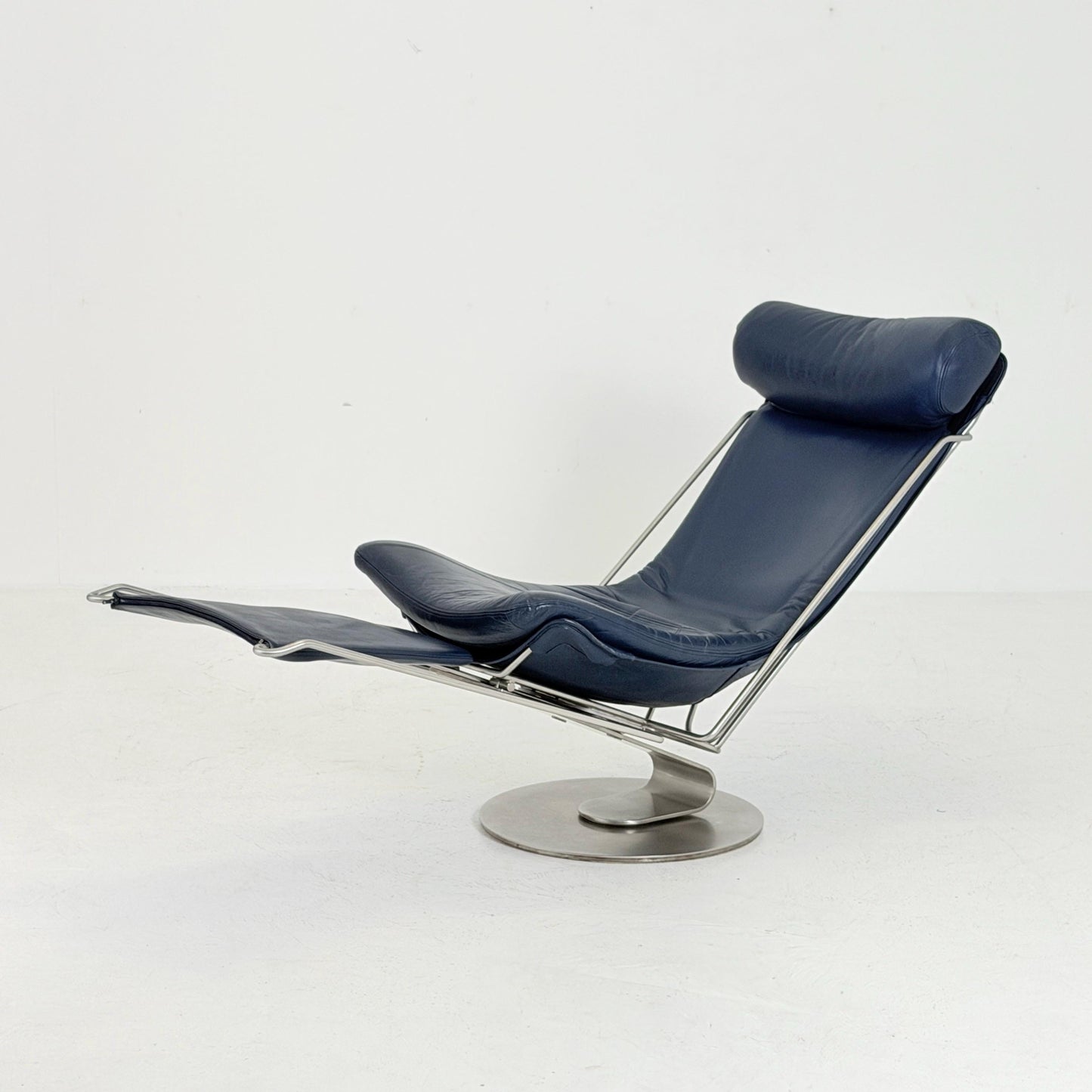 Mid Century Modern Interdane Lounge Chair by Oluf Lund for Stouby Denmark 1990s