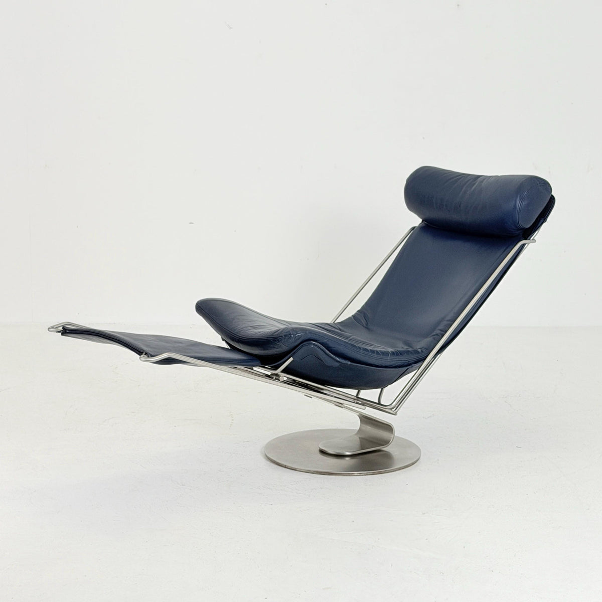 Mid Century Modern Interdane Lounge Chair by Oluf Lund for Stouby Denmark 1990s
