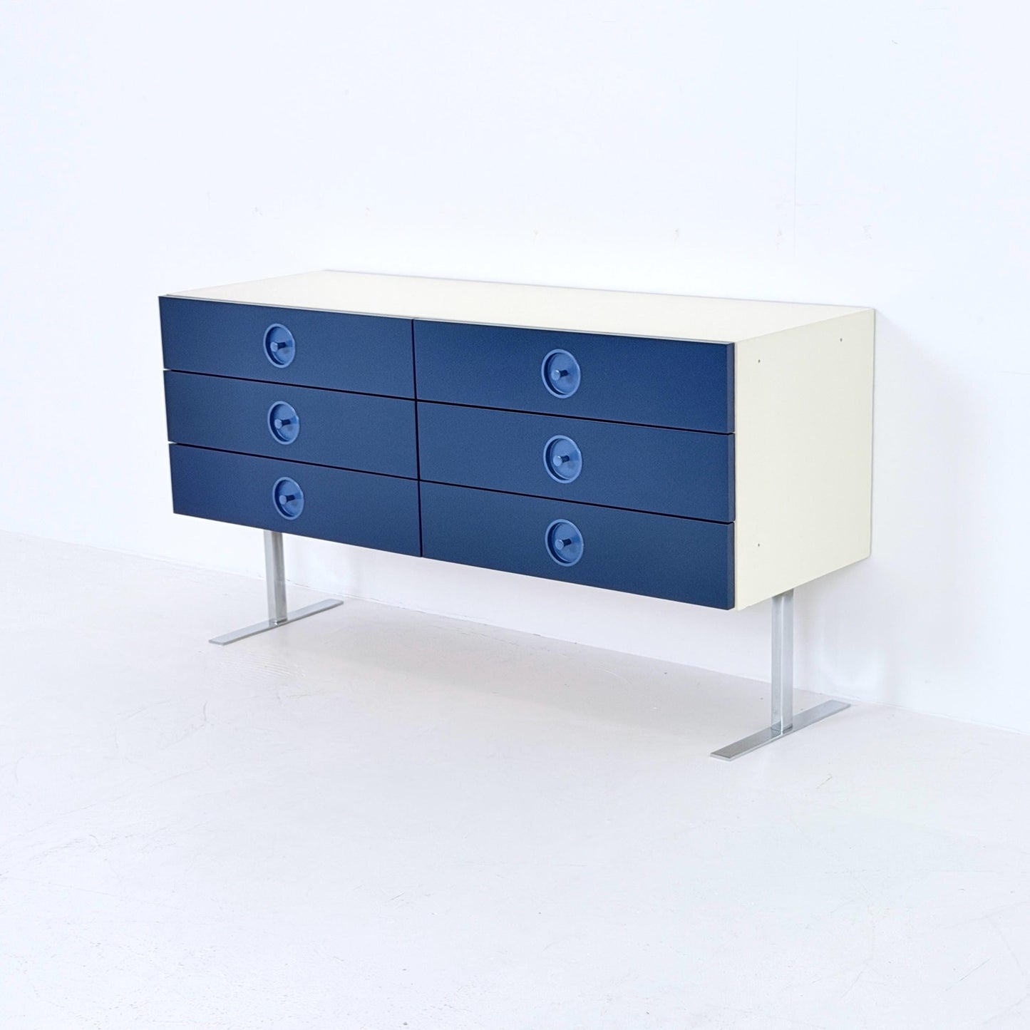 1 of 2 Mid Century Space Age sideboard - chest of drawers by Elco Germany 1970s