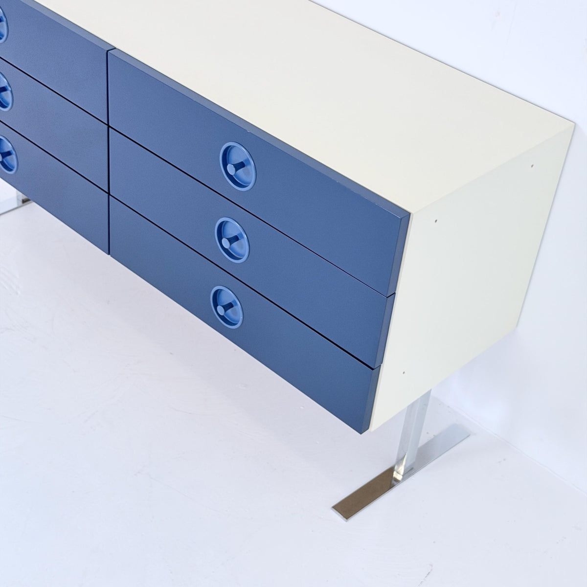 1 of 2 Mid Century Space Age sideboard - chest of drawers by Elco Germany 1970s
