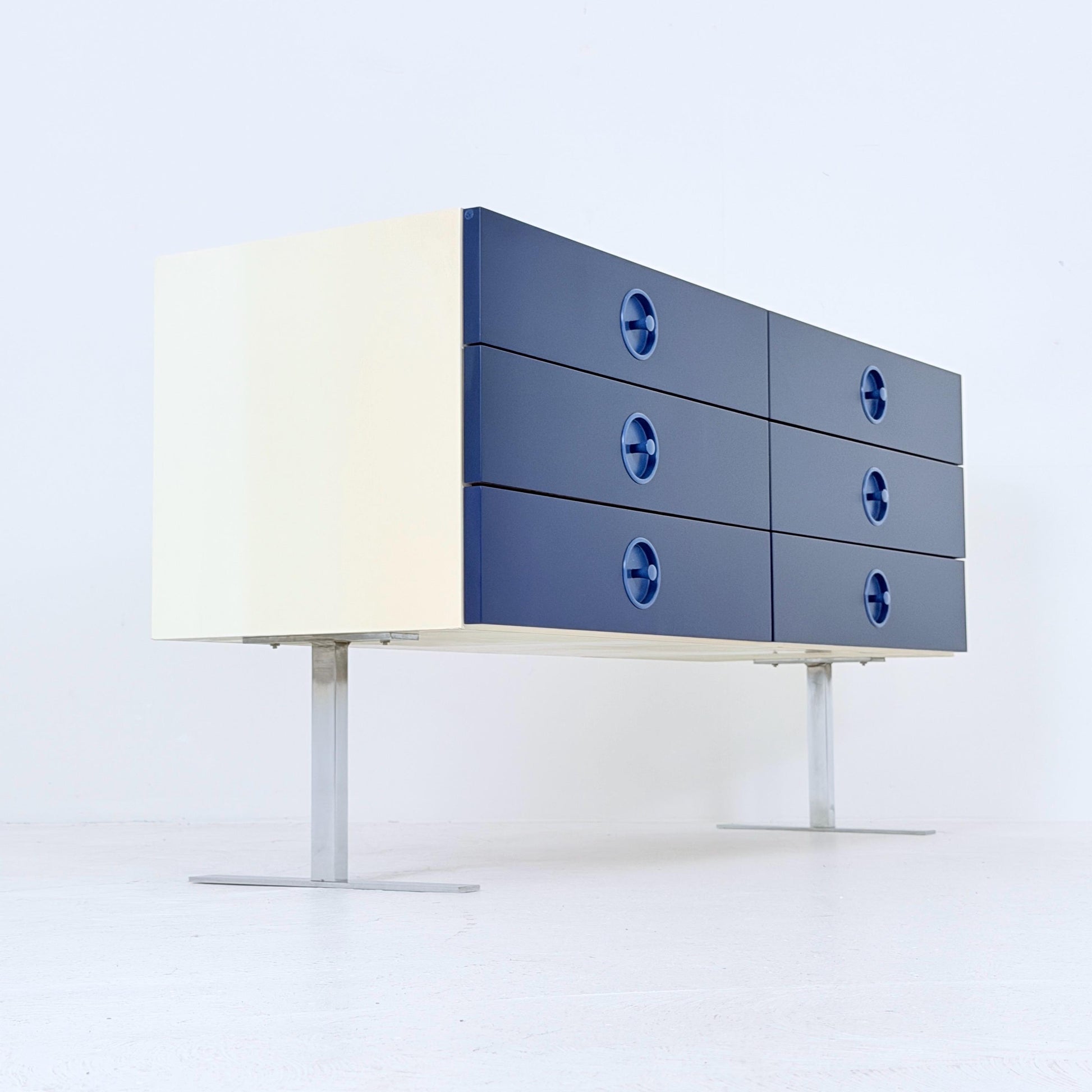 1 of 2 Mid Century Space Age sideboard - chest of drawers by Elco Germany 1970s