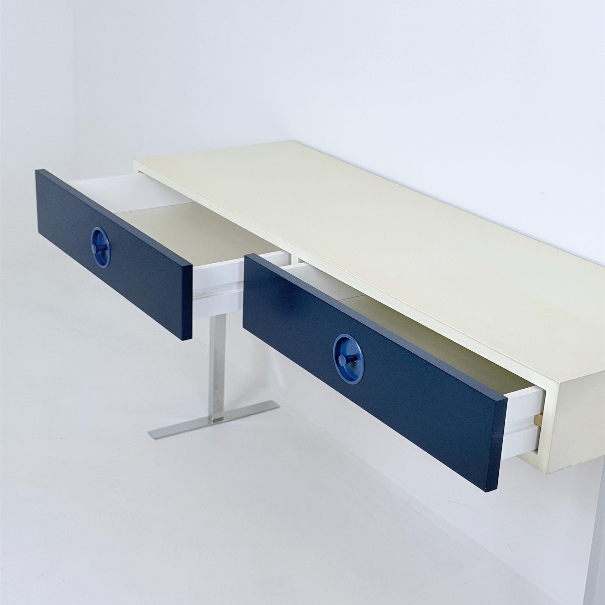 Mid Century Space Age Console Table Desk by Elco Germany 1970s