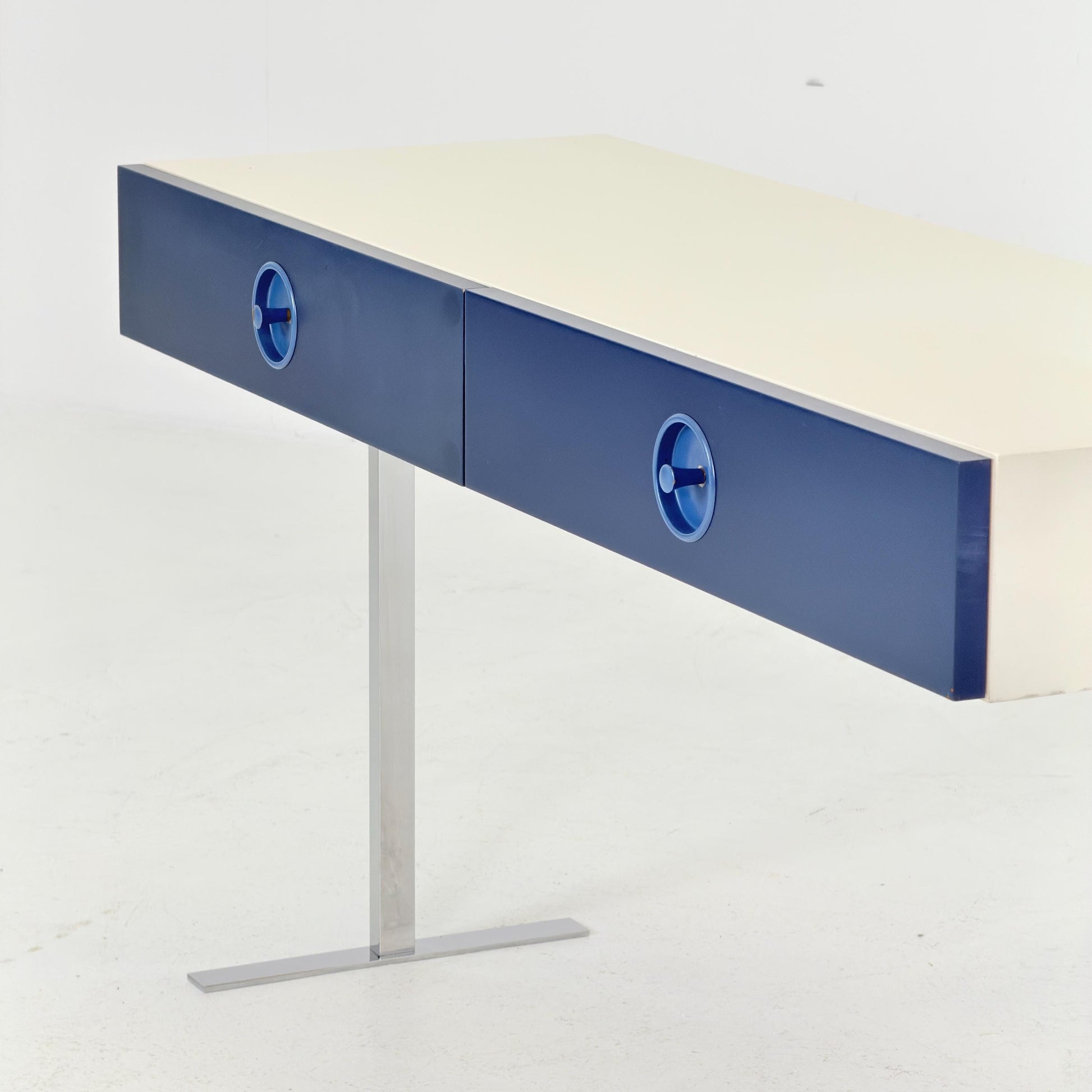 Mid Century Space Age Console Table Desk by Elco Germany 1970s