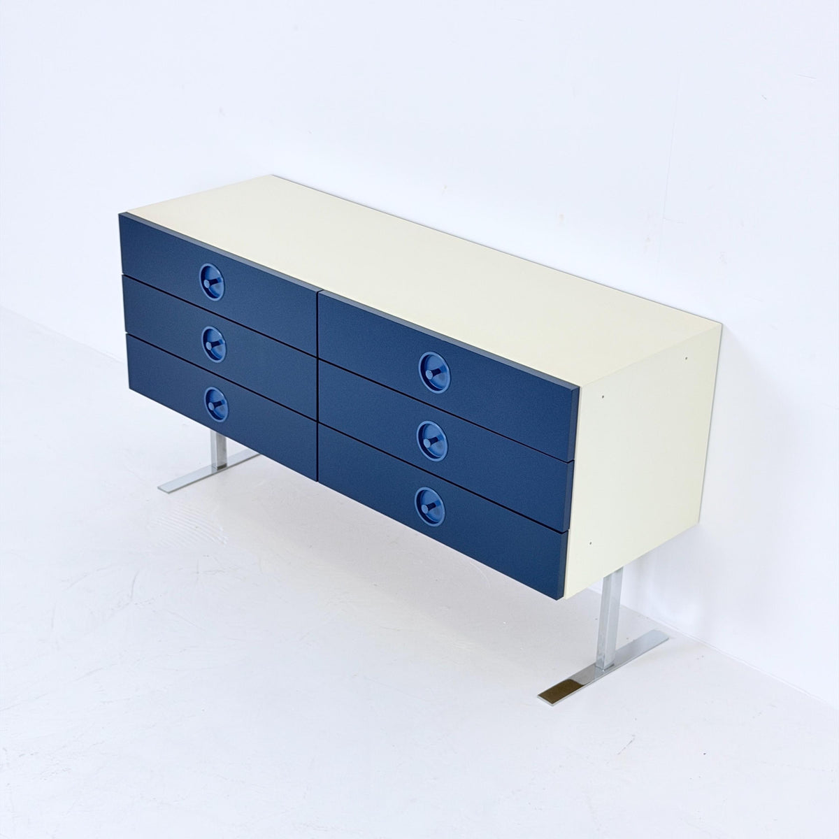 Rare large Mid Century Space Age sideboard - chest of drawers by Elco Germany 1970s