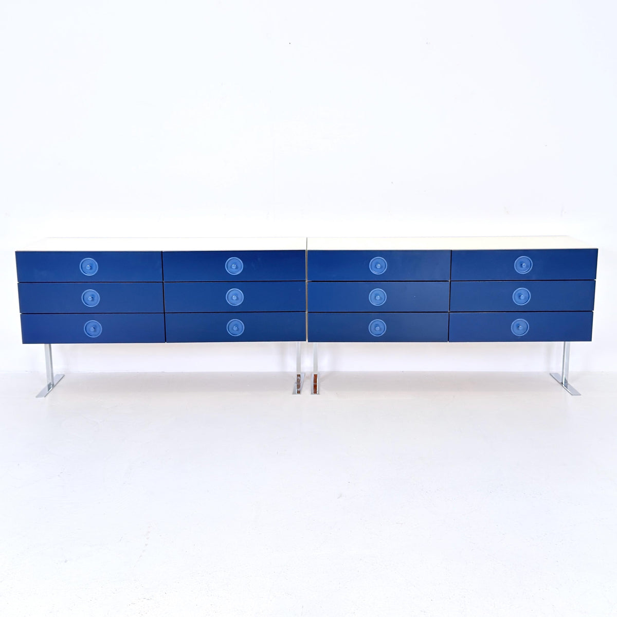 Rare large Mid Century Space Age sideboard - chest of drawers by Elco Germany 1970s
