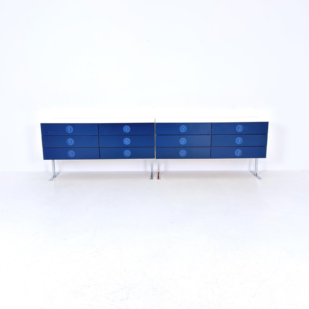 Rare large Mid Century Space Age sideboard - chest of drawers by Elco Germany 1970s