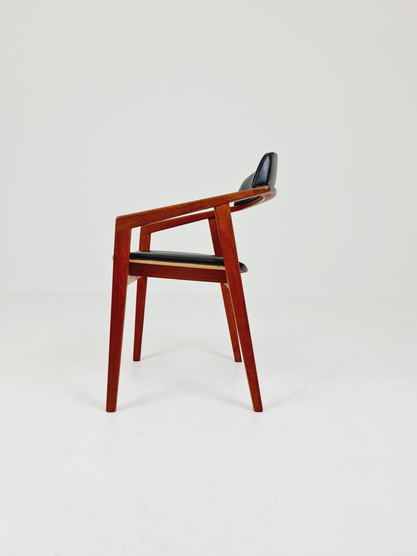 Danish Rare Teak Armchair By Sax Denmark Desk Chair 1960s