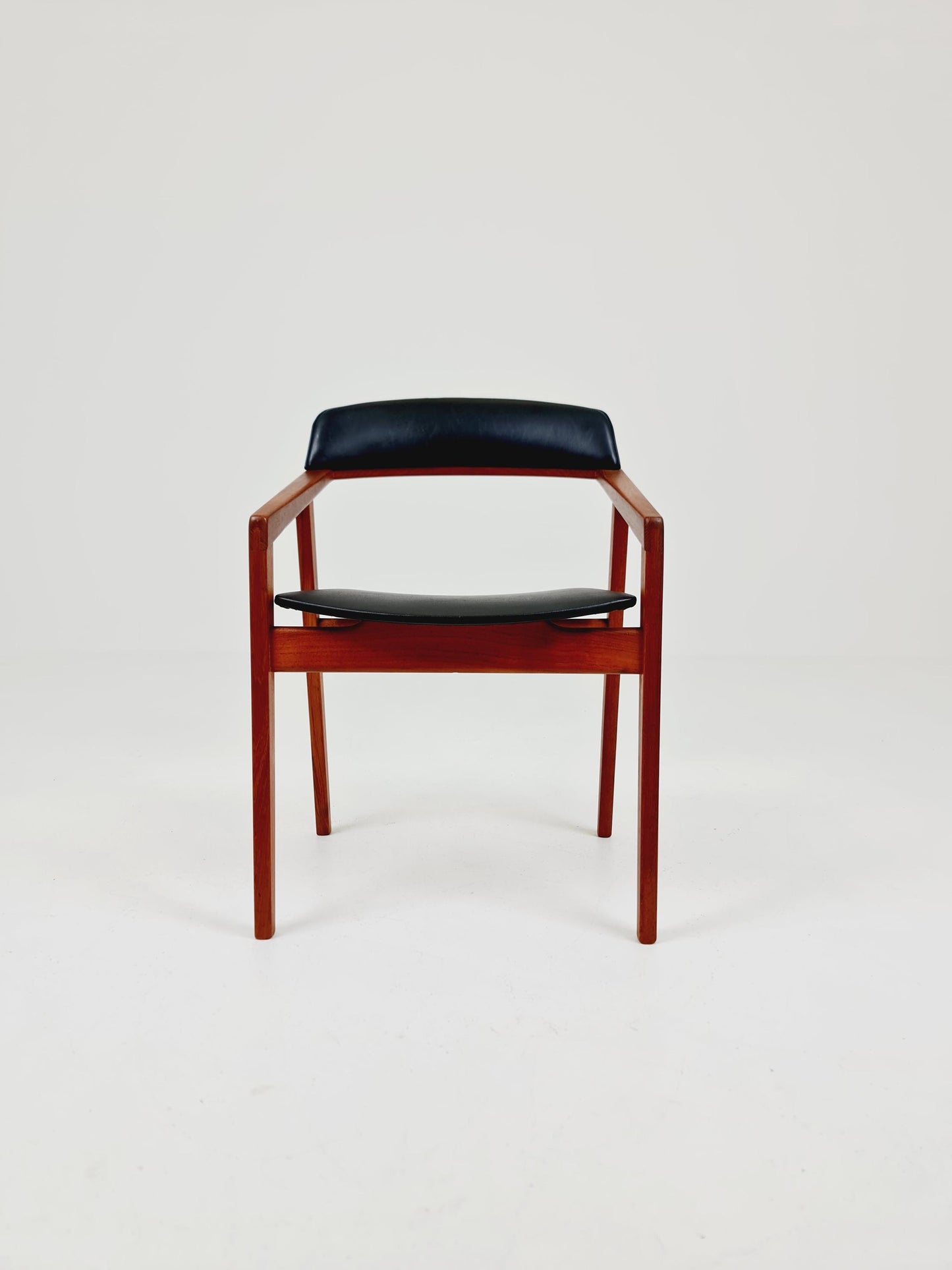 Danish Rare Teak Armchair By Sax Denmark Desk Chair 1960s